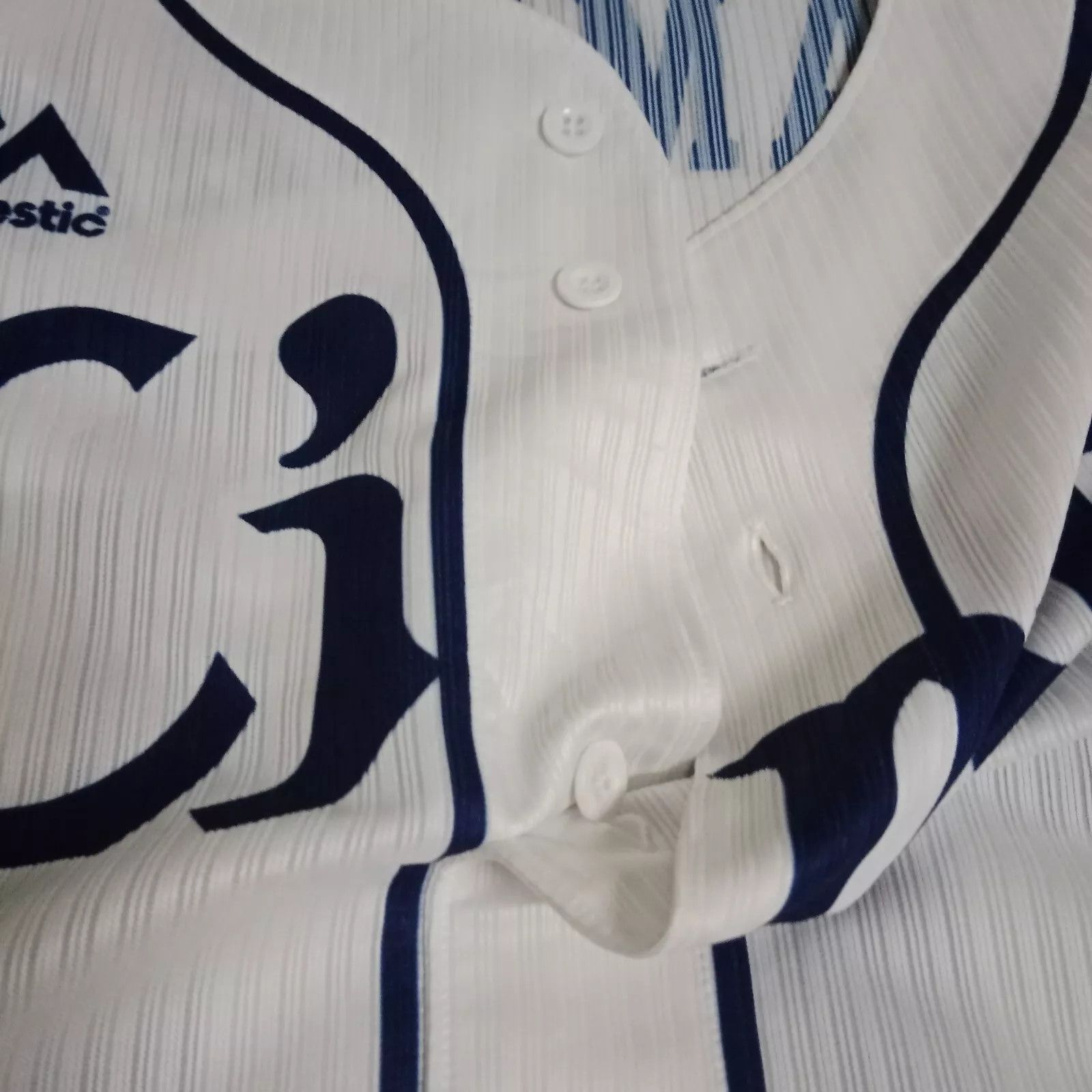 MLB × Majestic Seibu Lions Game Used NPB Japan Baseball Jersey Size US L / EU 52-54 / 3 - 6 Thumbnail