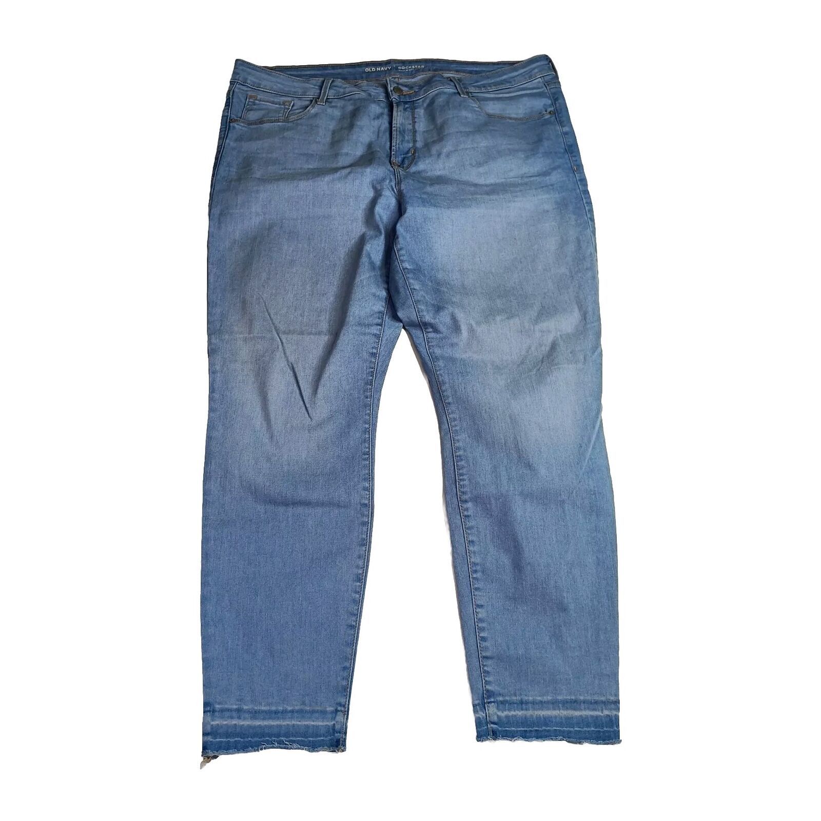 Old Navy OLD NAVY Rockstar Jeans Stretch Raw Hem Women's Size 16 Size 38" / US 16 / IT 52 - 1 Thumbnail