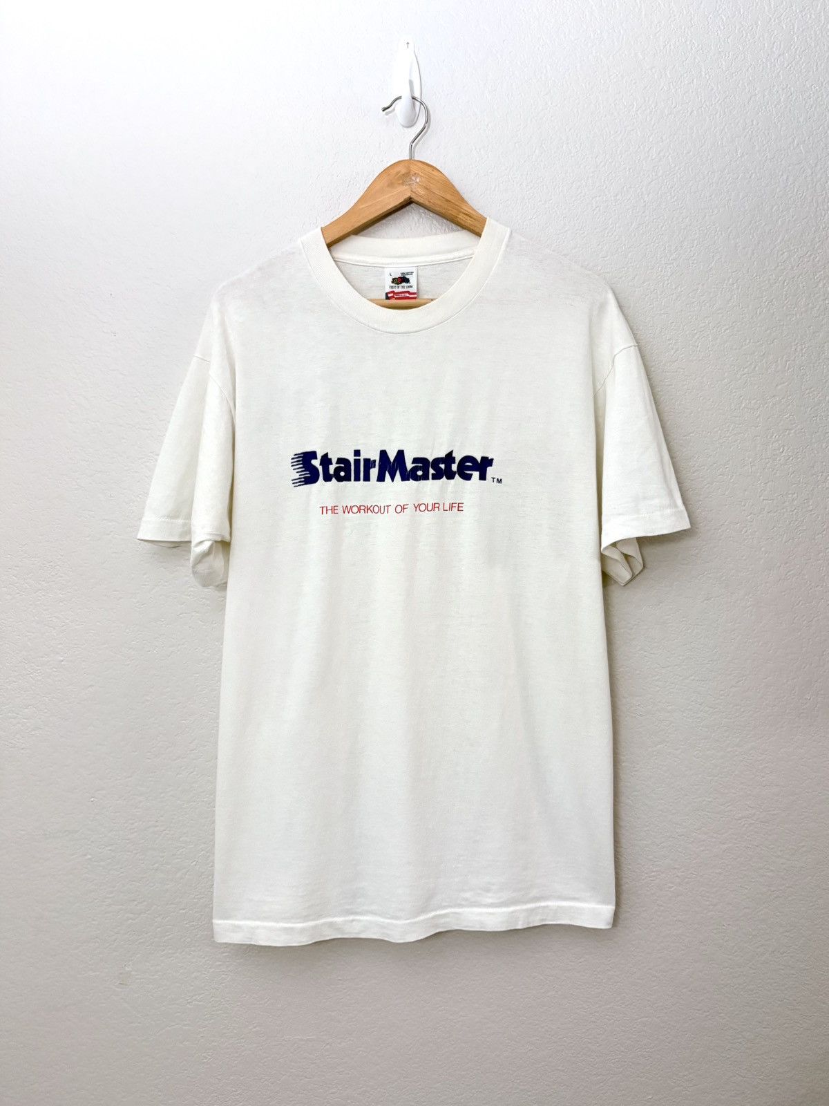 Vintage 90’s Star Master Vintage Workout of Your Life Tee Size US XL / EU 56 / 4 - 1 Thumbnail