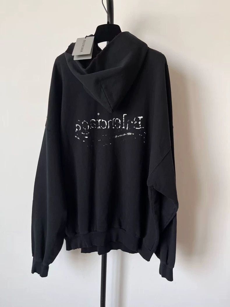 Balenciaga Balenciaga size 1 Color-block monogram Logo printed pullove Size US XS / EU 42 / 0 - 2 Thumbnail