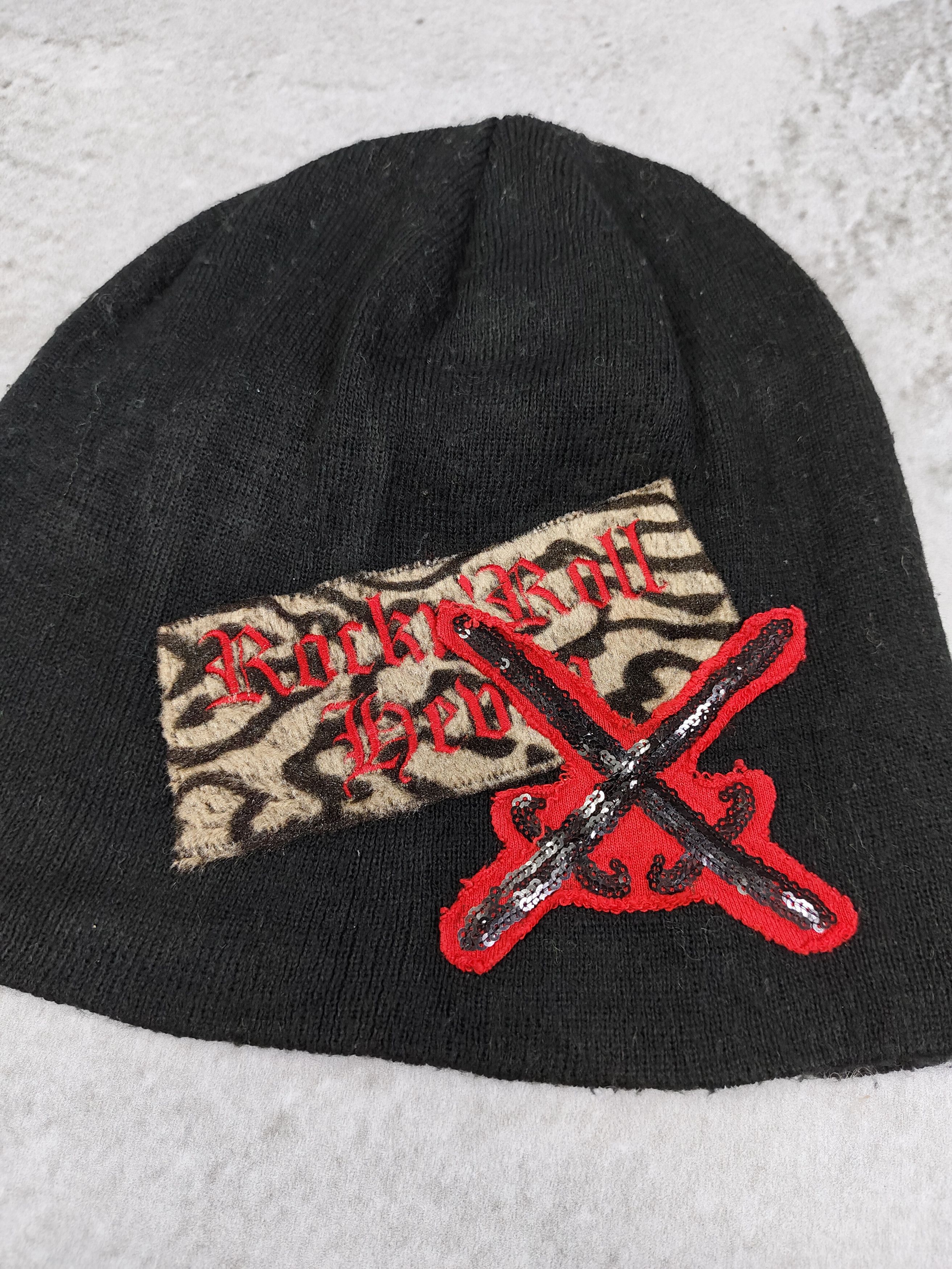 Seditionaries Jet Lee❤️‍🔥Gothic Punk Sequins Leopard Pattern Beanie Hat Size ONE SIZE - 4 Thumbnail