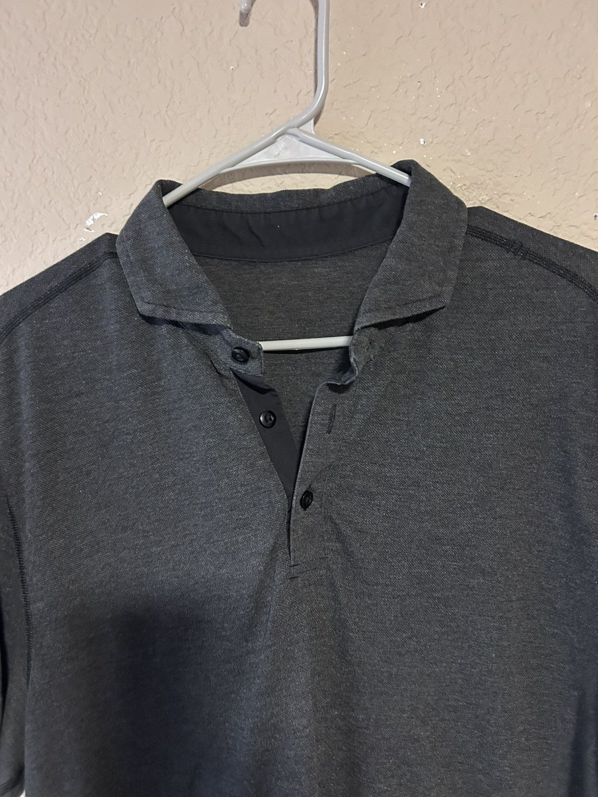 Lululemon Lululemon Tall Large Polo dark charcoal Size US XL / EU 56 / 4 - 3 Thumbnail