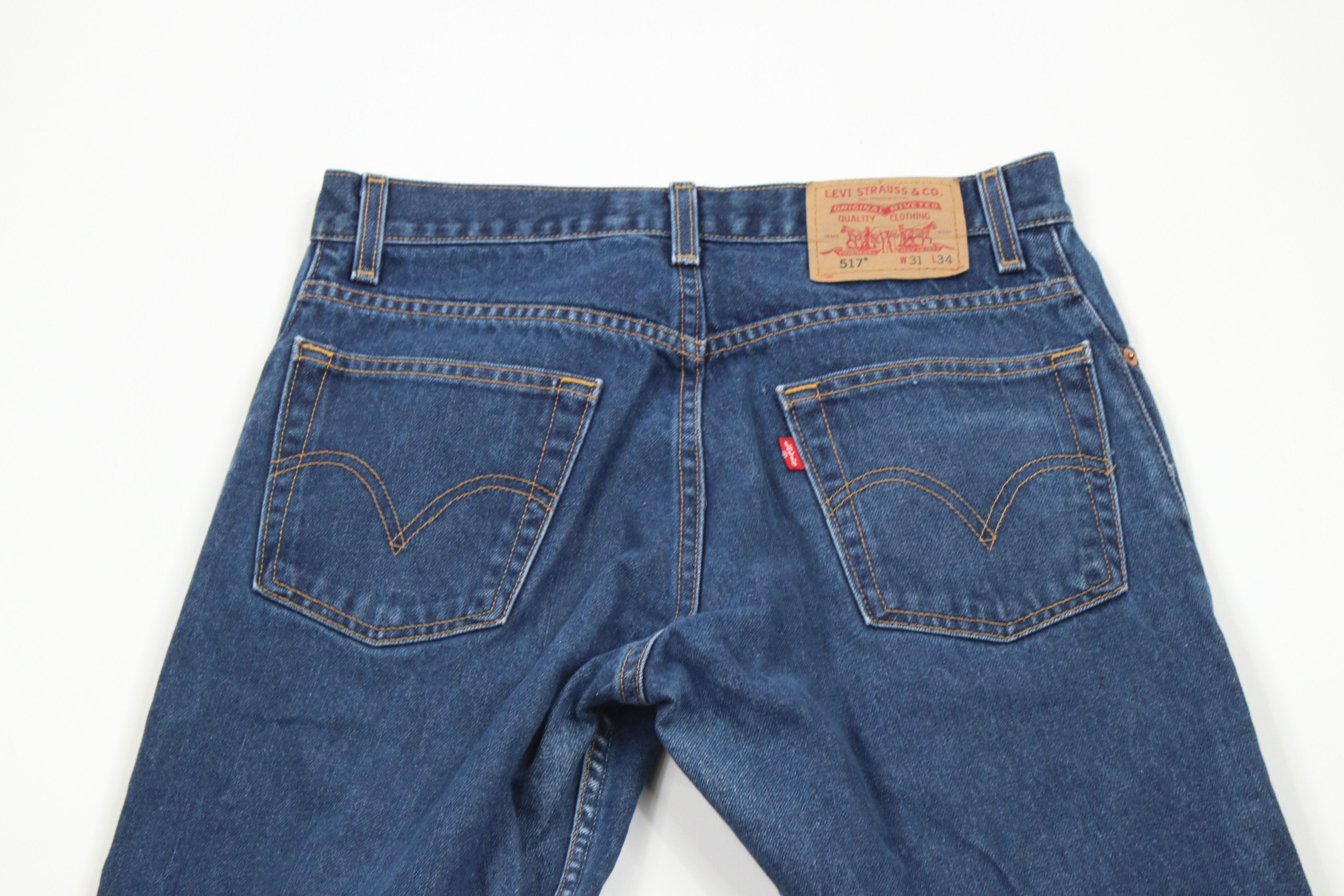 Levi's × Vintage Vintage Y2K 2002 Levis 517 Flared Boot Cut Denim Jeans Size US 31 - 11 Thumbnail