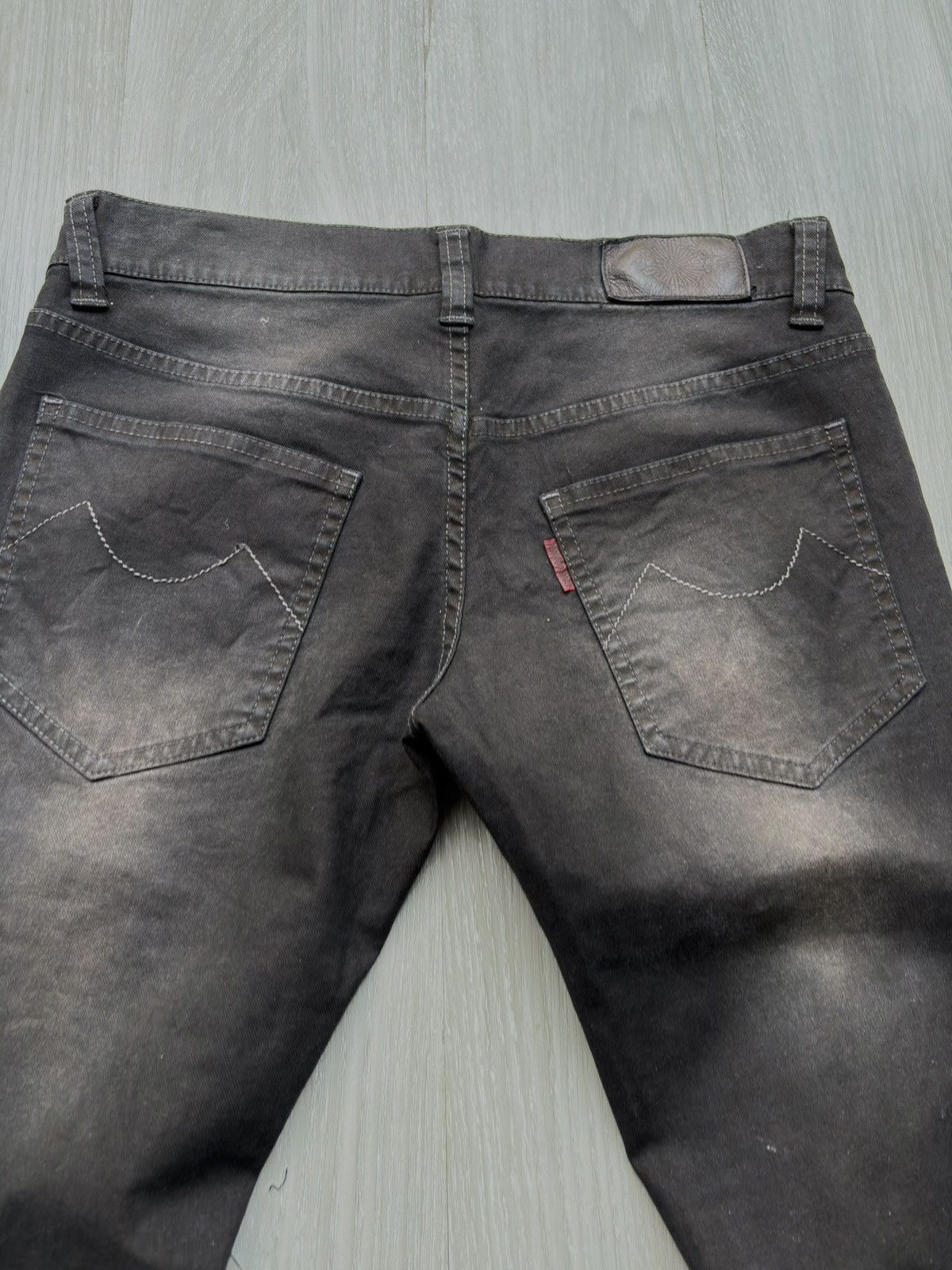 Tornado Mart TORNADO MART distressed lace up jeans Size US 28 / EU 44 - 7 Thumbnail