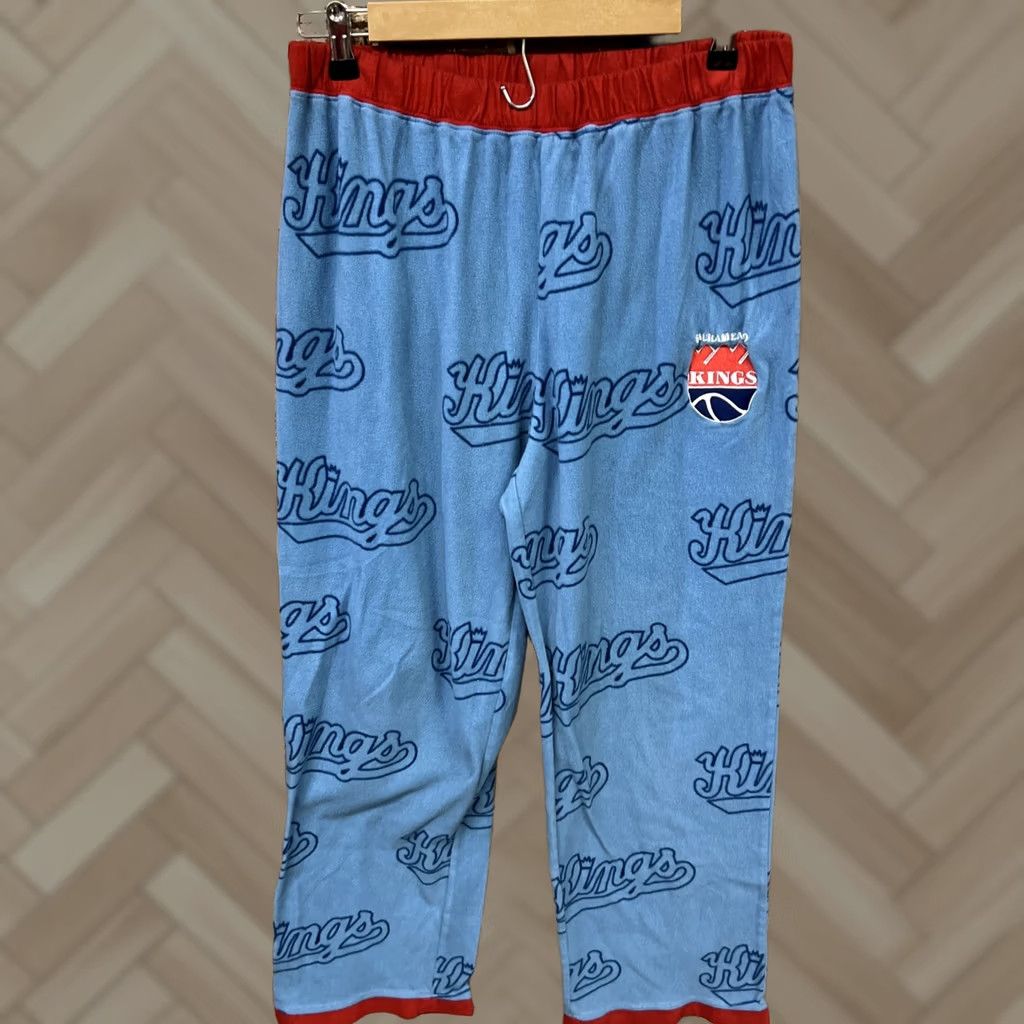 Vintage Sacramento Kings Pants Size Large Mens Pajama Sleep Lounge Wear NBA Basketball Size US 33 - 1 Thumbnail