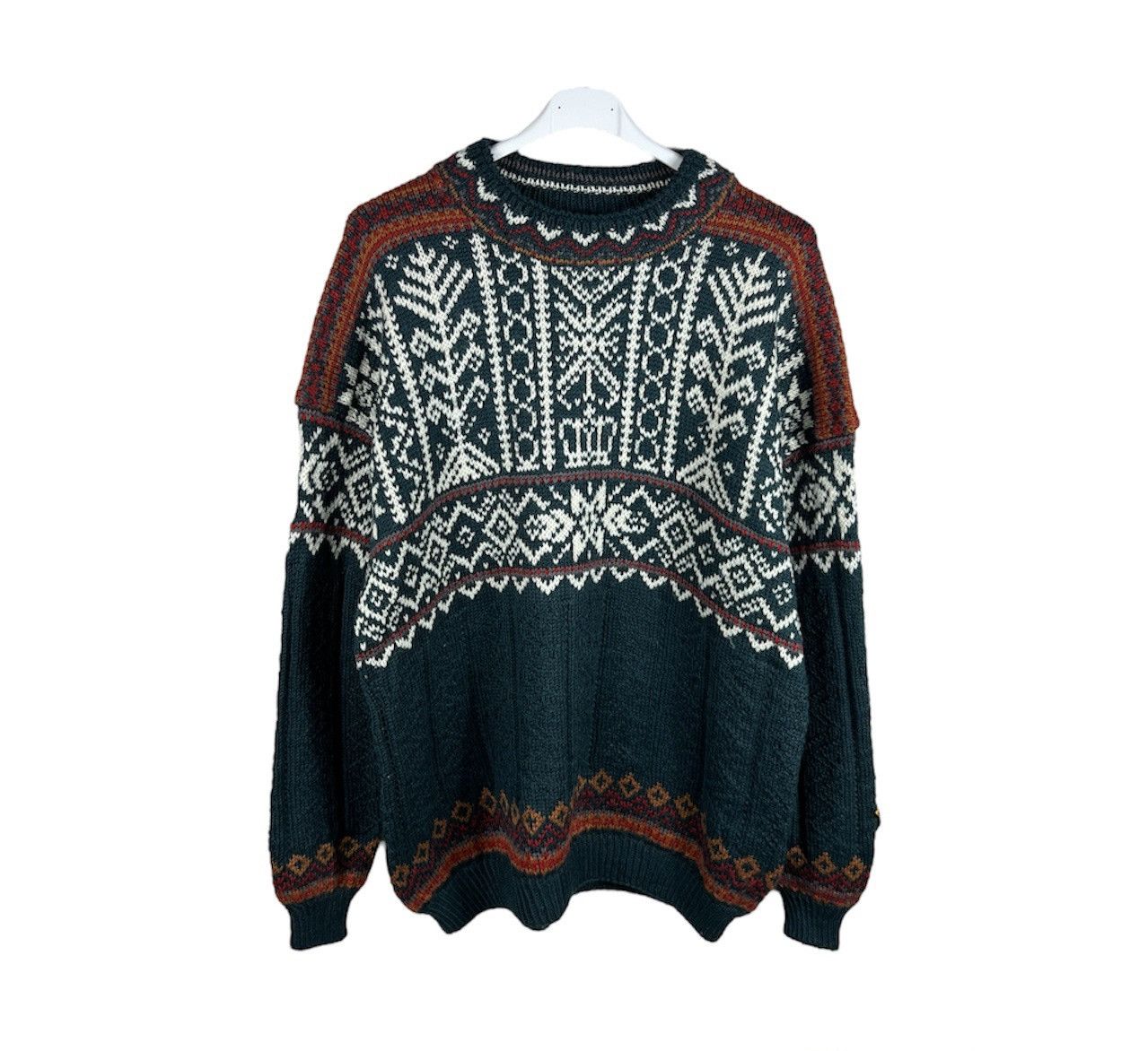 Dale Of Norway Vintage 90s Dale of Norway trondheim patterned wool sweater Size US L / EU 52-54 / 3 - 1 Thumbnail