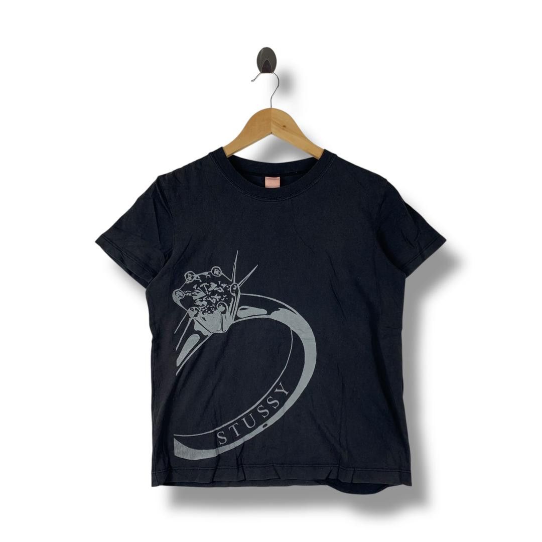 Stussy STUSSY women ring big logo printed tee Size M / US 6-8 / IT 42-44 - 1 Thumbnail