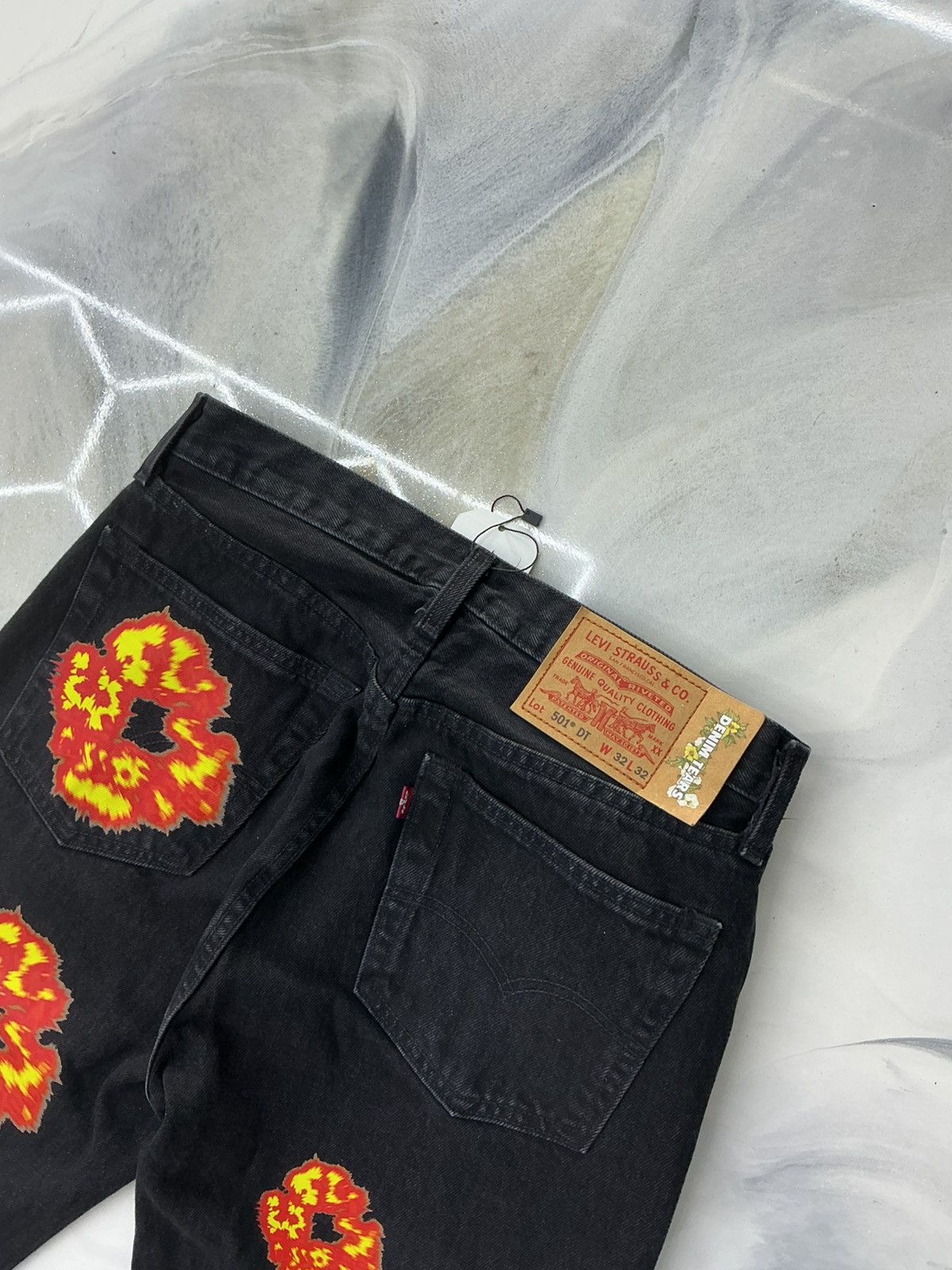 DENIM TEARS Denim Tears x Offset Jeans Black Size 32x32 Size US 32 / EU 48 - 9 Thumbnail