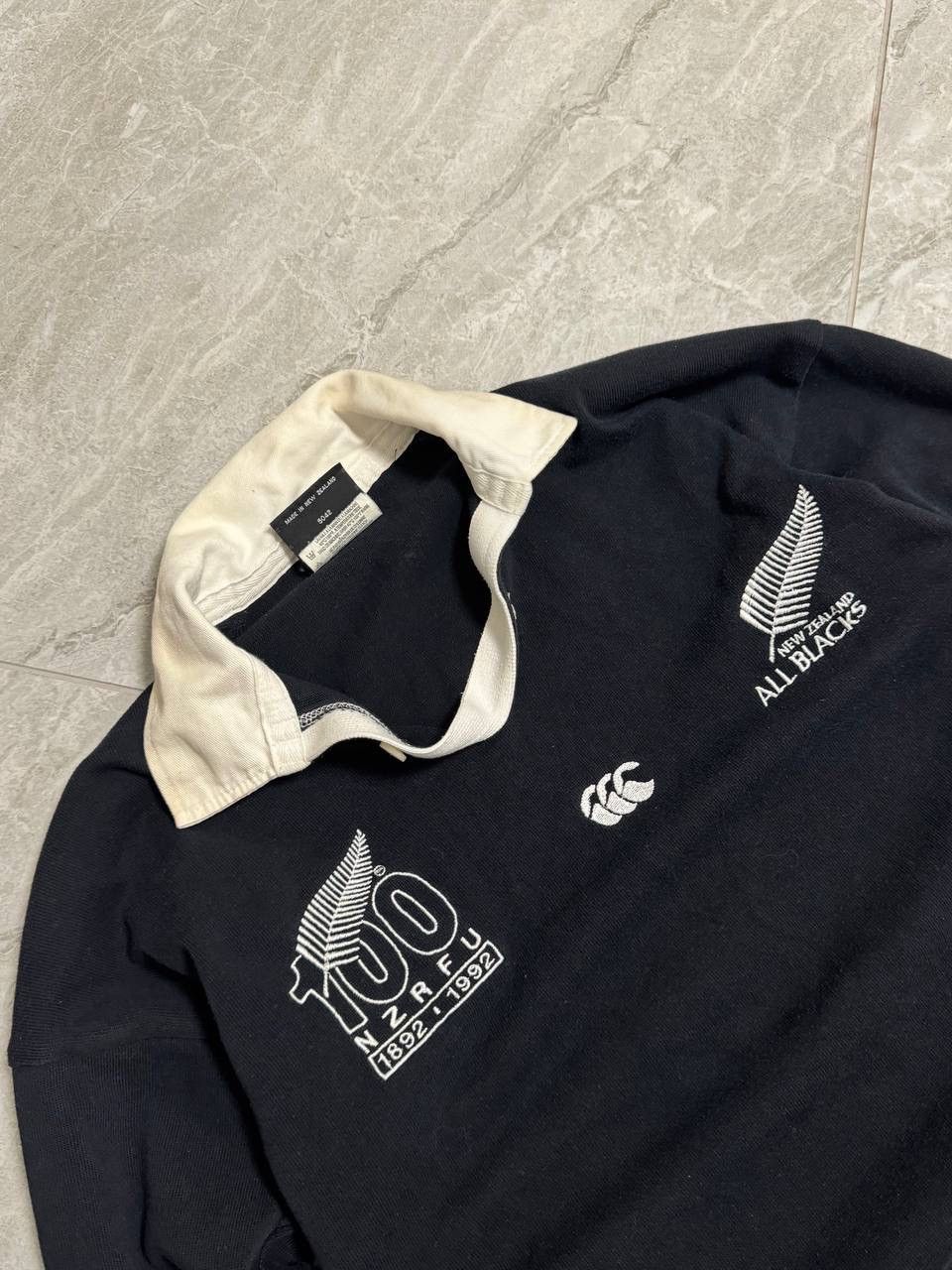 Canterbury of New Zealand New Zeland Rugby 1992 Shirt Jersey Long Sleeve Canterbury S Size US S / EU 44-46 / 1 - 3 Thumbnail