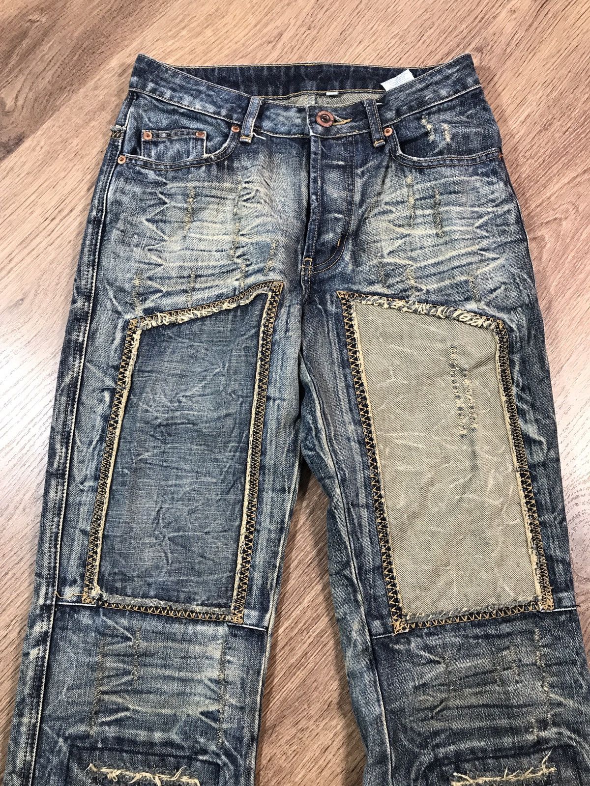 Japanese Brand × Vintage Vintage Distressed Denim Pants Jeans Size 28" / US 6 / IT 42 - 3 Thumbnail
