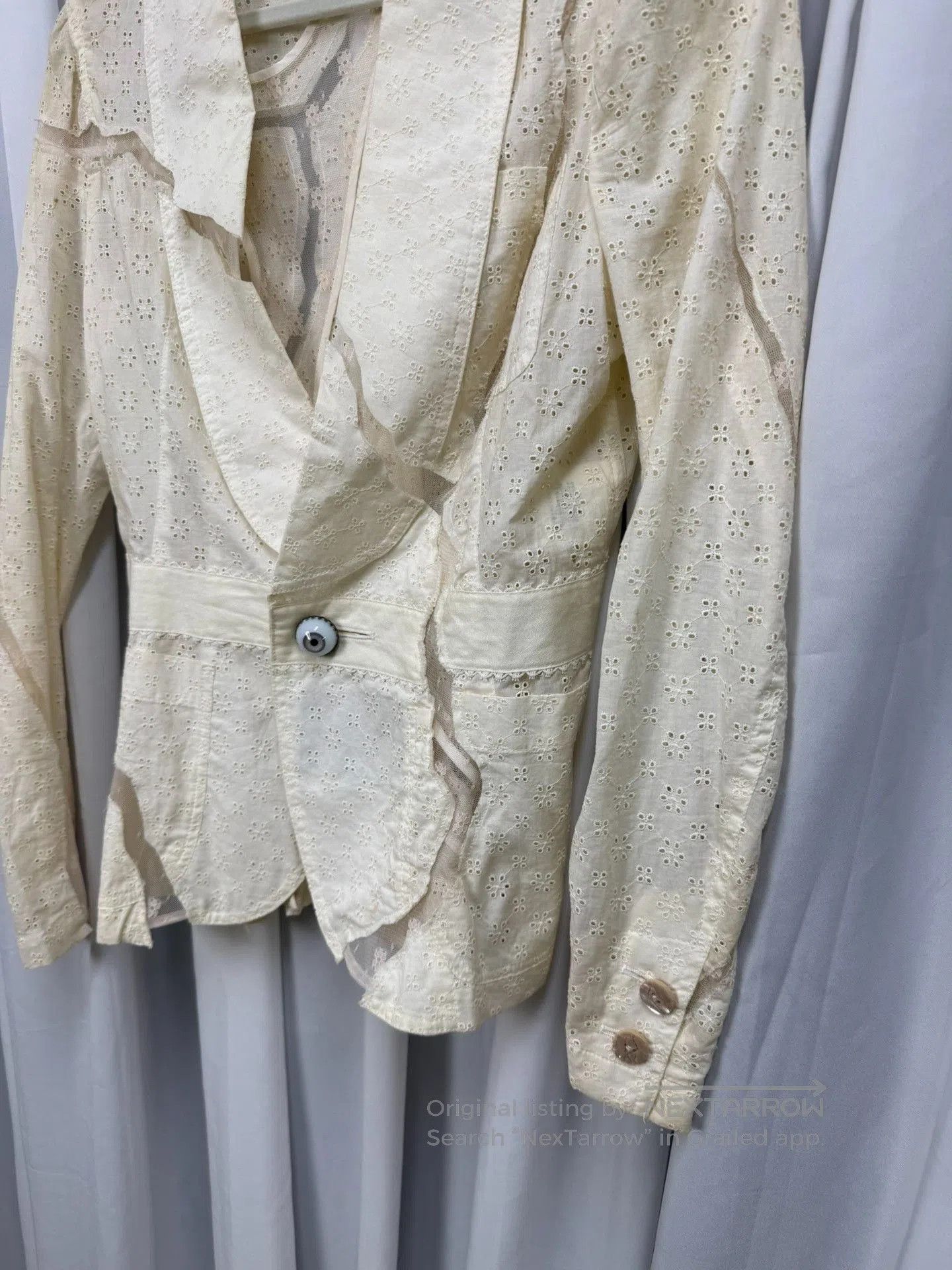 Undercover UNDERCOVER Lace Ripped Blazer. Size S / US 4 / IT 40 - 2 Thumbnail