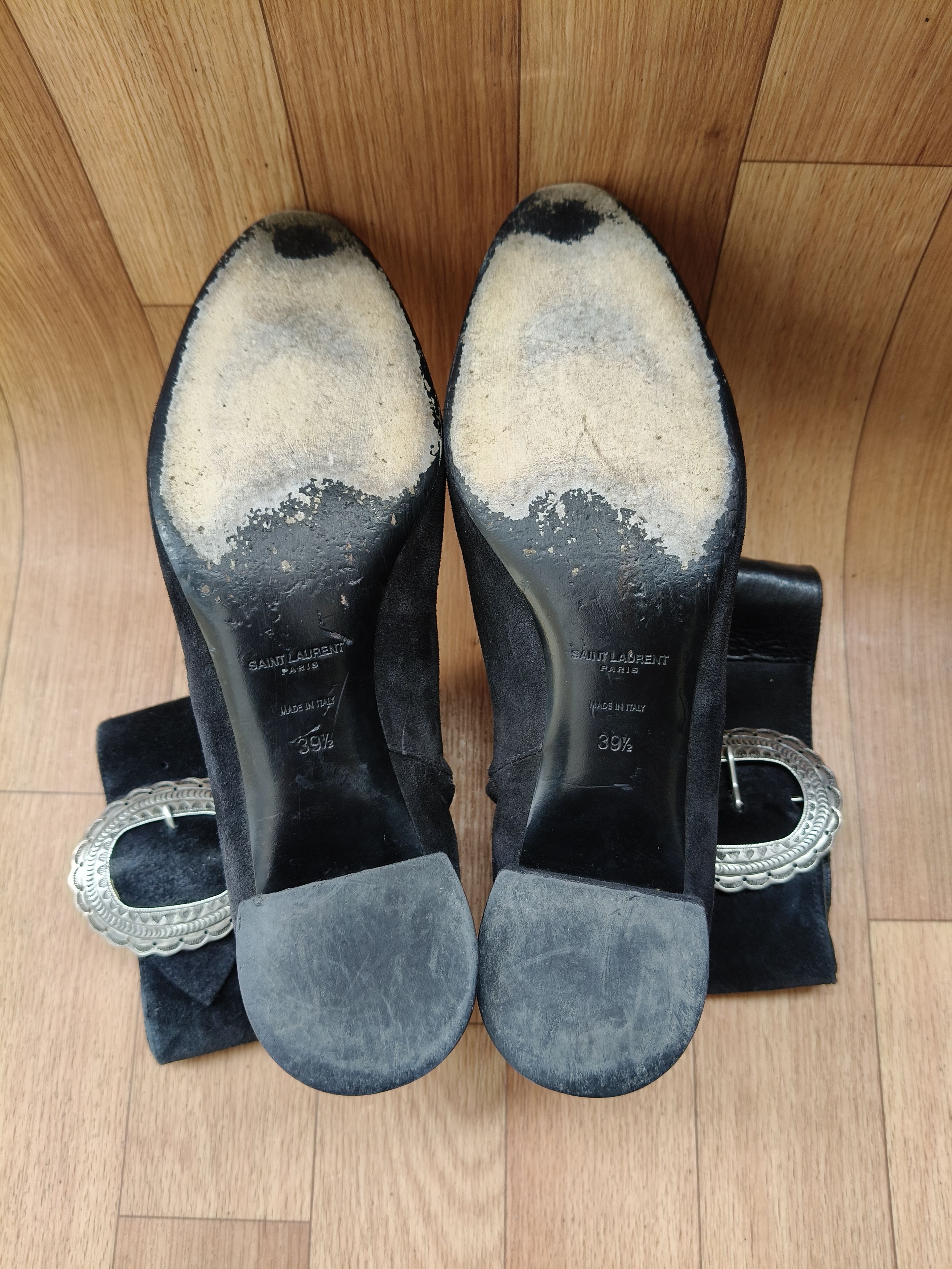 Yves Saint Laurent Saint Laurent detail buckle boot Size US 9.5 / IT 39.5 - 12 Thumbnail