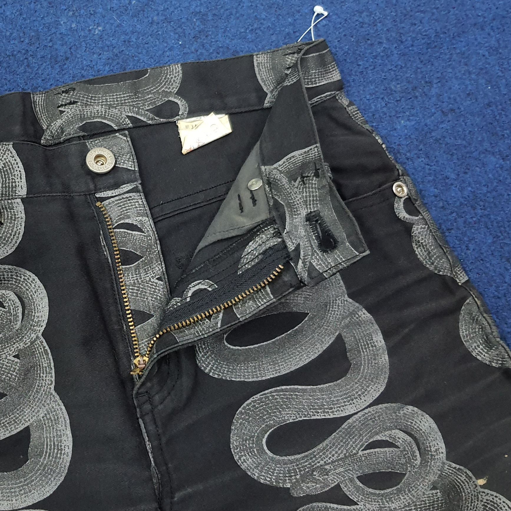 Hysteric Glamour Vintage Hysterics Snake Loop Denim Jeans C265N11 Size 25" / US 0 / IT 36 - 5 Thumbnail