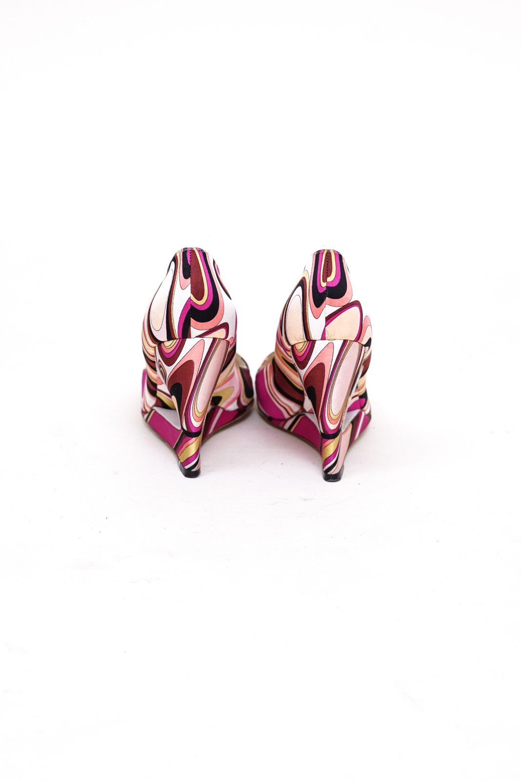 Emilio Pucci Emilio Pucci Printed Fabric Pumps 39.5 Size US 8.5 / IT 38.5 - 6 Thumbnail