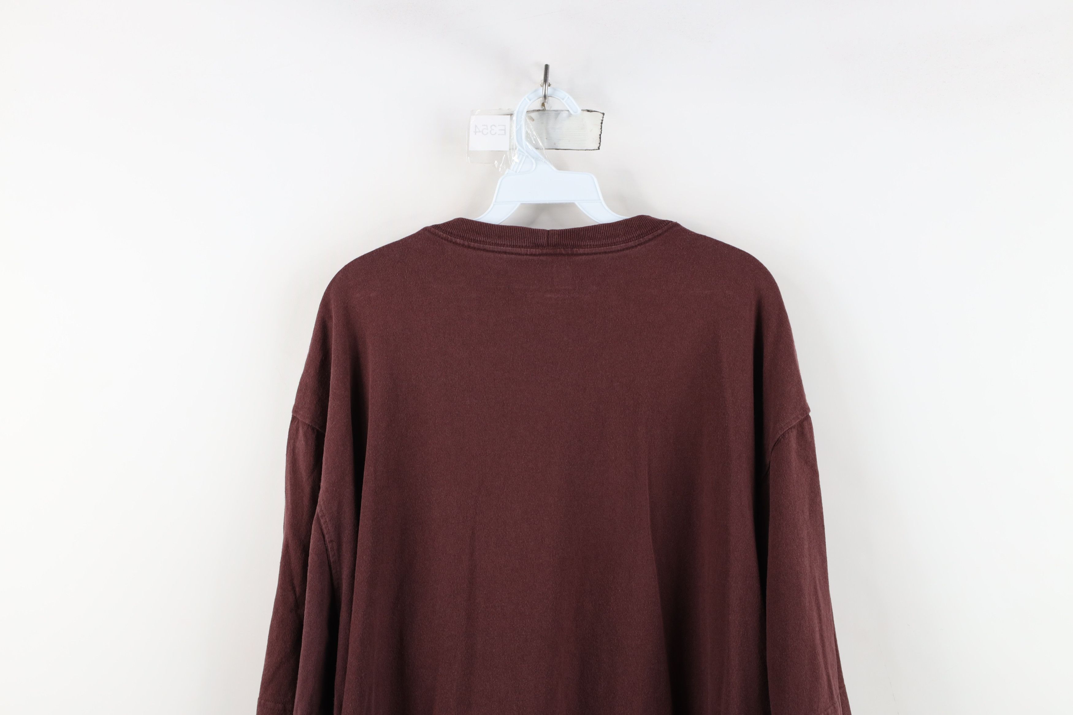 Carhartt Vintage Carhartt Spell Out Baggy Heavyweight T-Shirt Red Size US XXL / EU 58 / 5 - 14 Thumbnail
