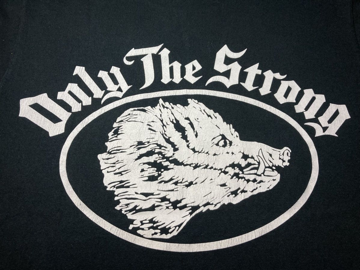Supreme 2005 Supreme Only The Strong Boar Head Pig Pork Gang 2000s Size US M / EU 48-50 / 2 - 7 Thumbnail