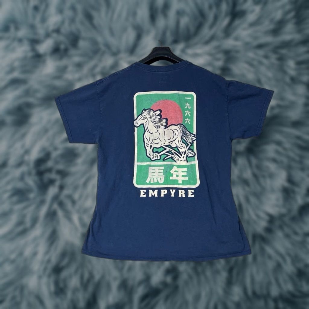 Empyre Empyre Shirt Men's Large Blue Short Sleeve Crew Neck Cotton T-Shirt Regular Fit Men’s Clothing Size US L / EU 52-54 / 3 - 1 Thumbnail