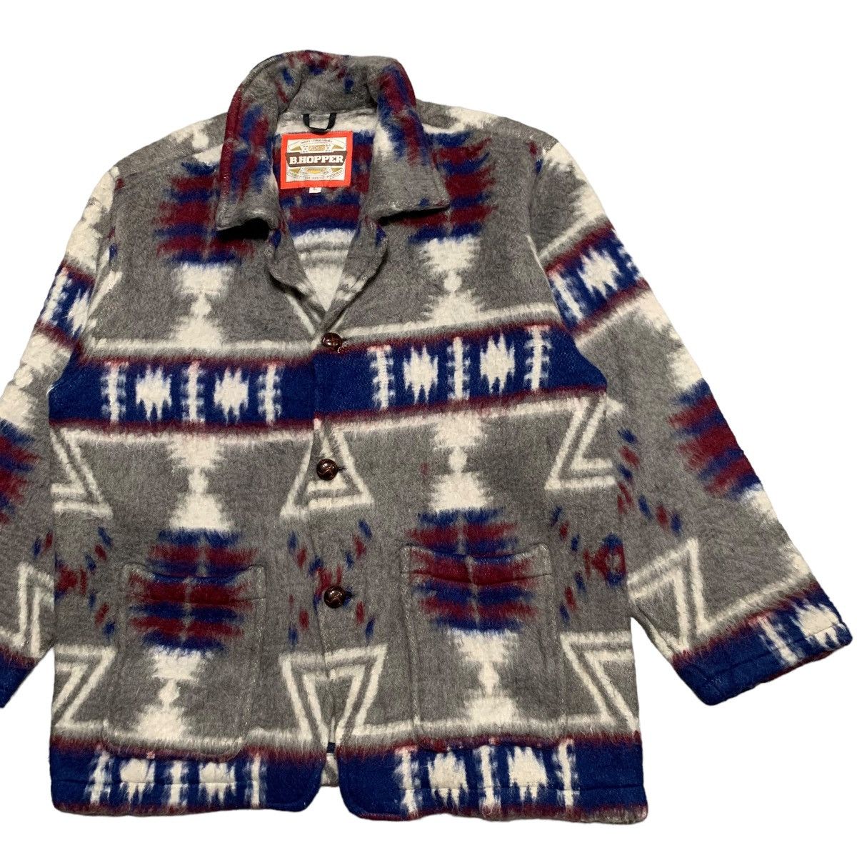 Japanese Brand B Hopper Aztech Navajo Jacket Size US L / EU 52-54 / 3 - 3 Thumbnail