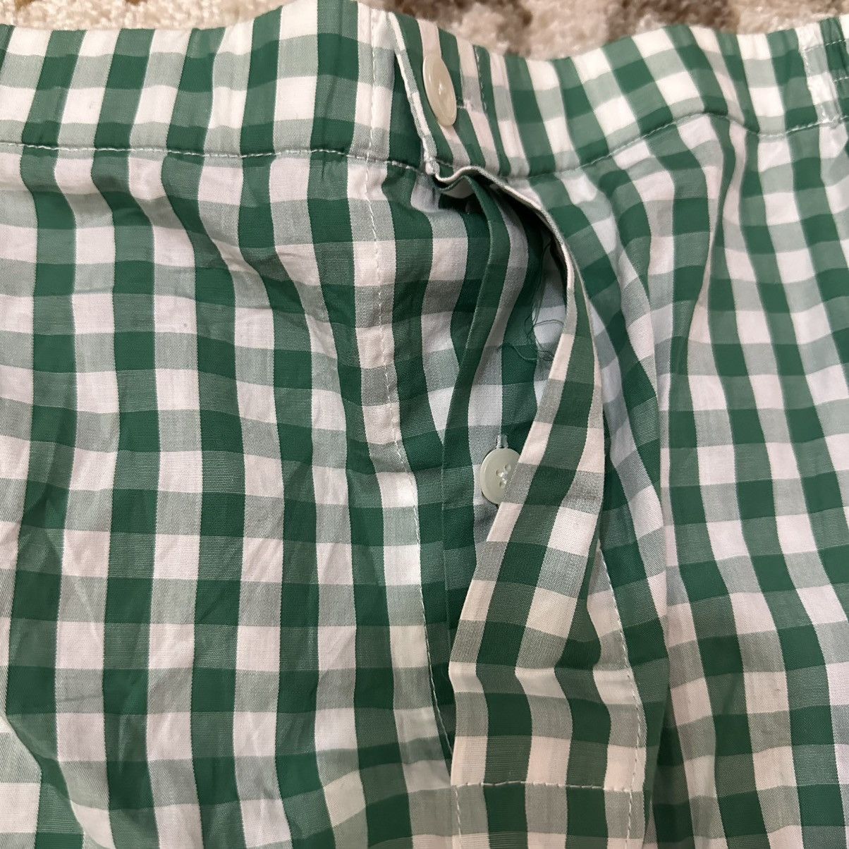 Sleepy Jones Rare Sleepy Jones Henry Pajama Set Green Gingham Tailored Size 30 - 7 Thumbnail