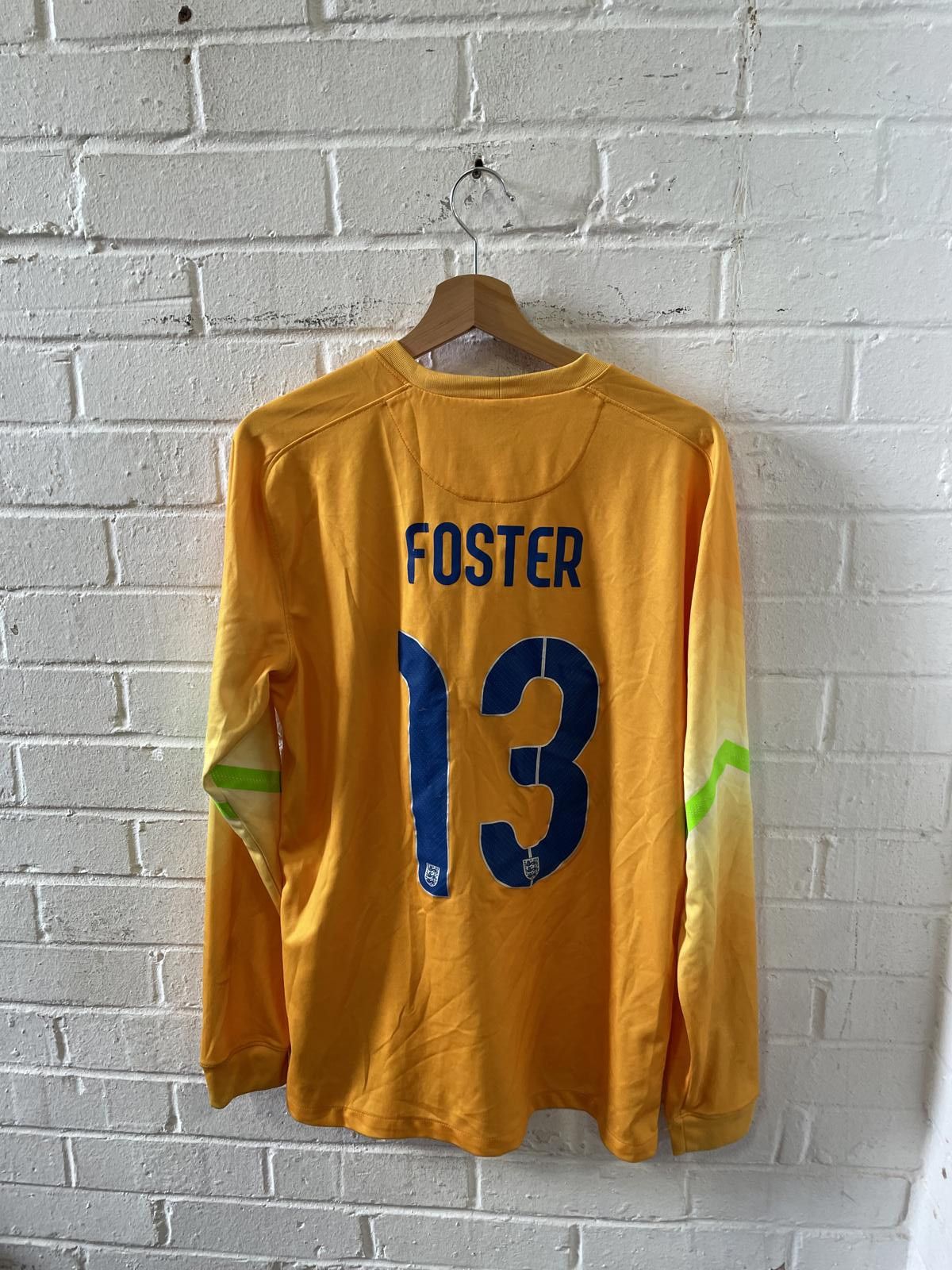 Nike Nike England Football Goalkeeper Jersey - Foster #13, Long-S Size US S / EU 44-46 / 1 - 2 Thumbnail