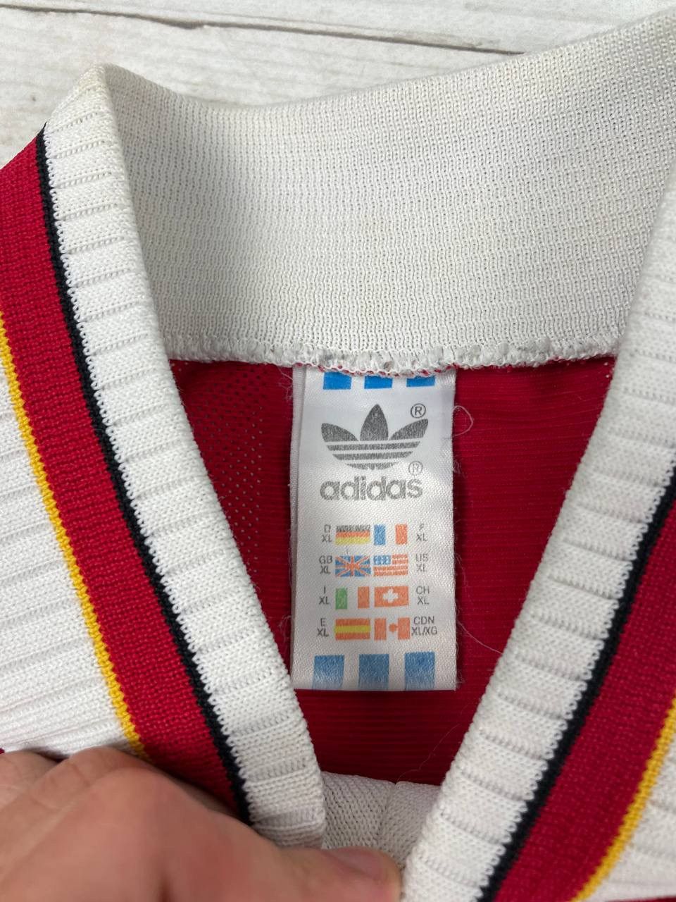 Adidas Vintage Adidas Liverpool 1995 1996 Home Shirt Soccer Jersey Size US XL / EU 56 / 4 - 9 Thumbnail