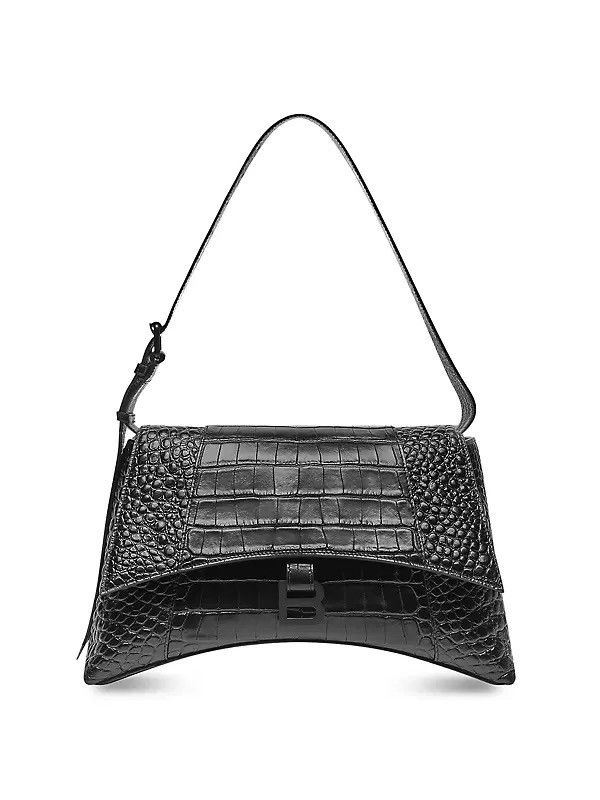Balenciaga Balenciaga Crocodile Downtown Bag Size ONE SIZE - 6 Thumbnail