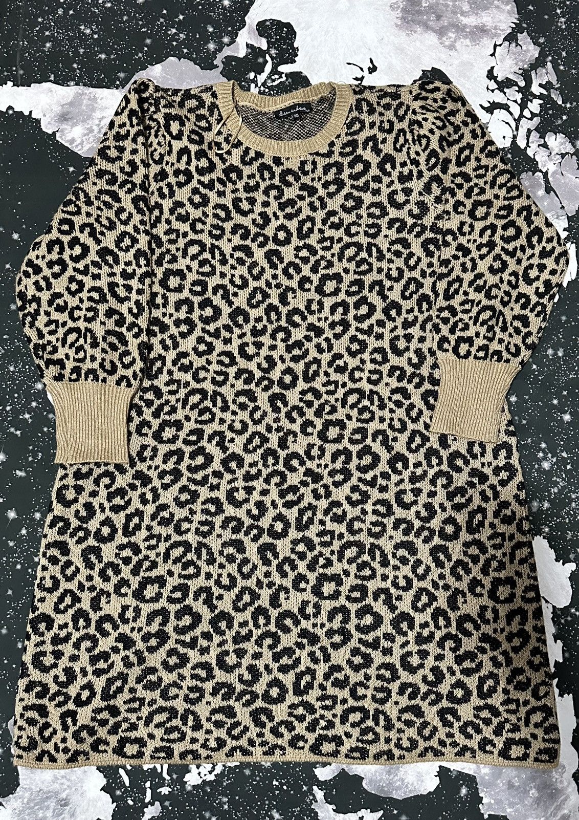 Other Alison Andrews Animal Print Sweater Dress Size 3XL / US 20-22 - 1 Thumbnail
