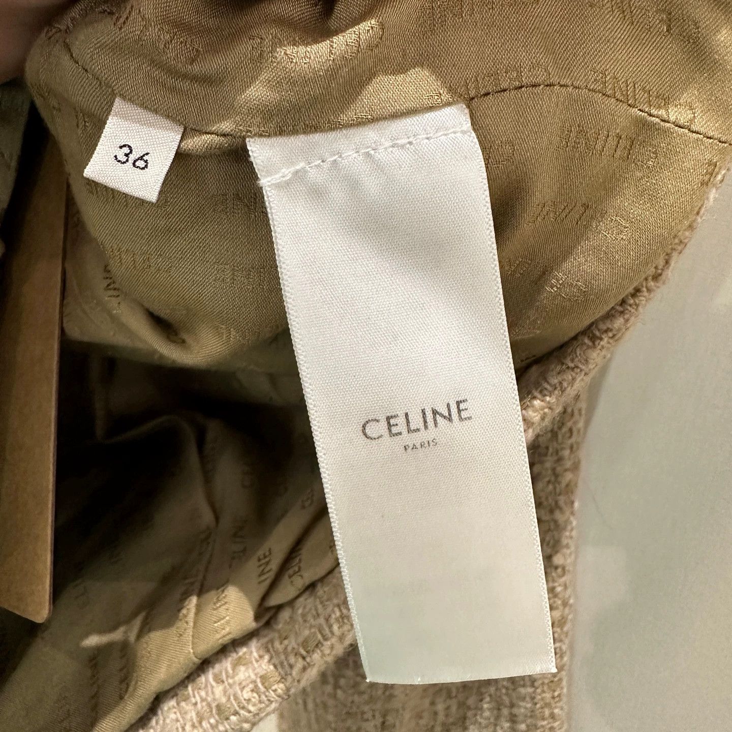Celine Celine Classic DB Gold Button Wool Jacket Size 36 Size XS / US 0-2 / IT 36-38 - 4 Thumbnail
