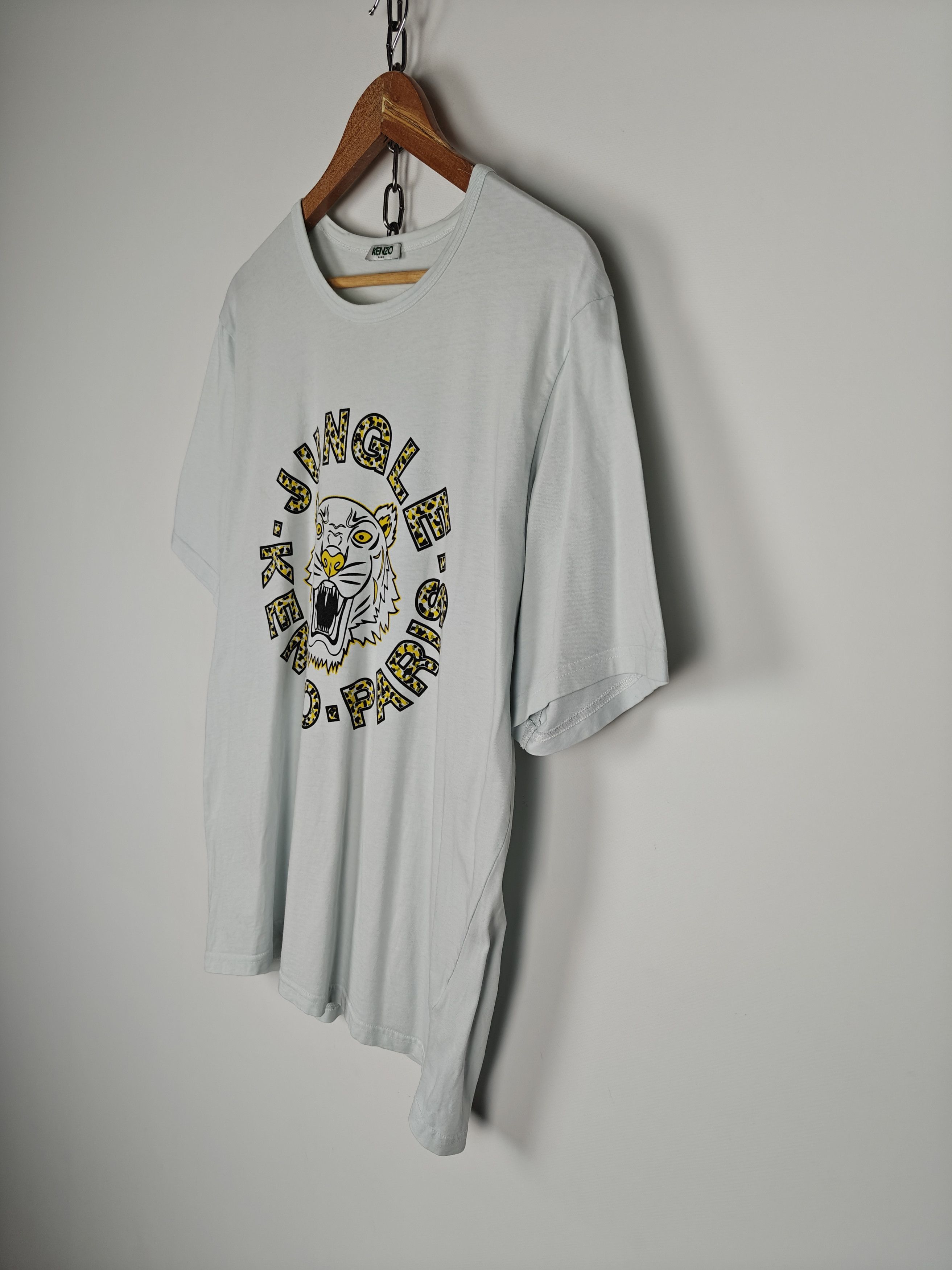 Kenzo Kenzo Paris T-Shirt Tiger Logo Tee White Crew size XL Size US XL / EU 56 / 4 - 6 Thumbnail