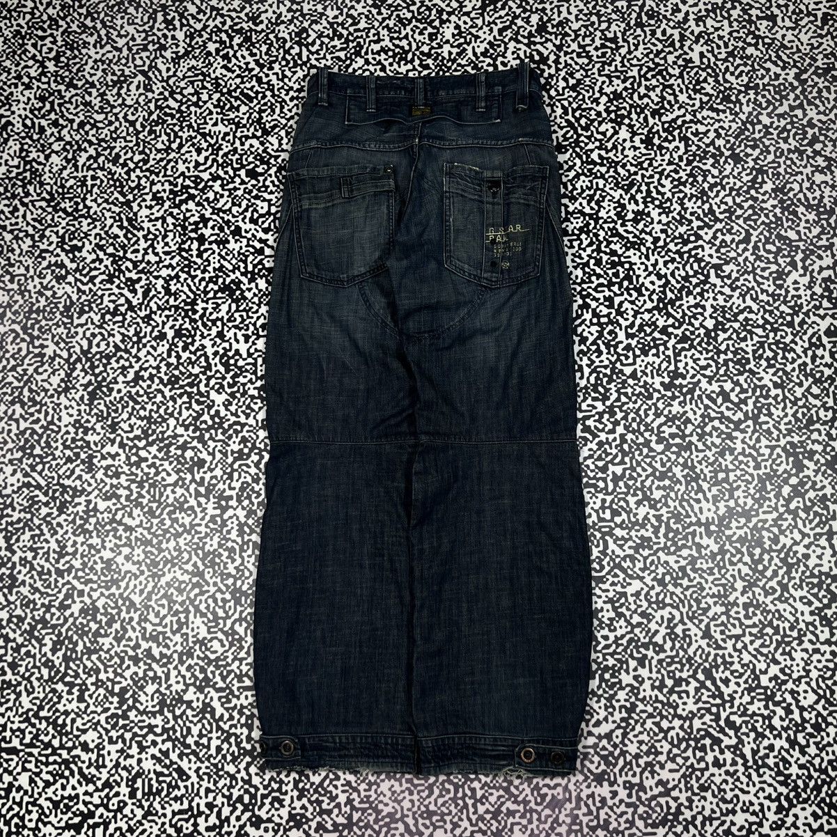 G-Star Vintage Y2K G Star Raw Japanese Style Denim Distressed Jeans Size US 30 / EU 46 - 2 Thumbnail