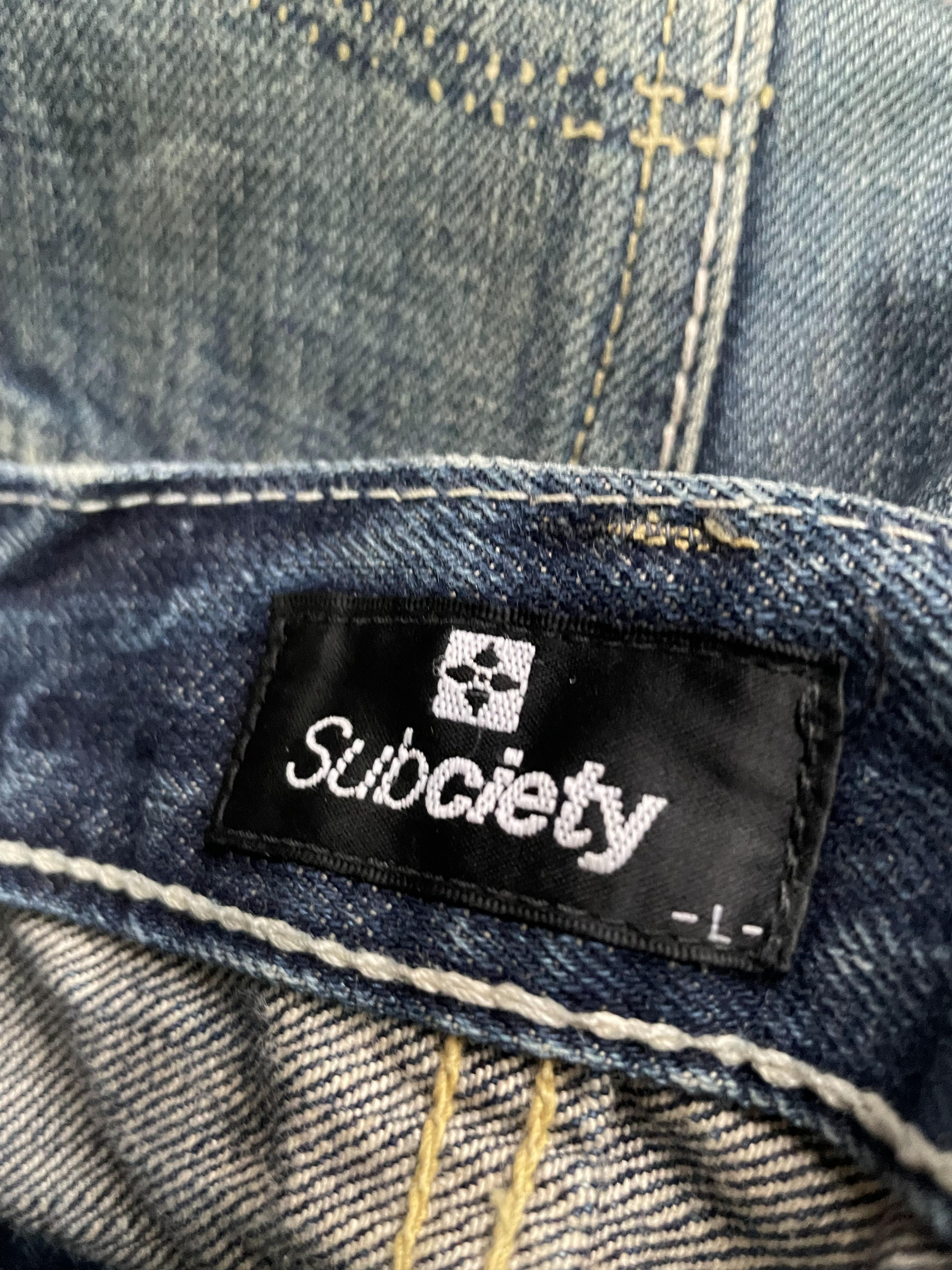 Japanese Brand Vintage Subciety Selvedge Distresed Denim Size US 34 / EU 50 - 8 Thumbnail