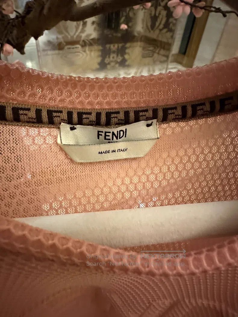 Fendi Fendi Pink Camo Sweater Size XS / US 0-2 / IT 36-38 - 3 Thumbnail