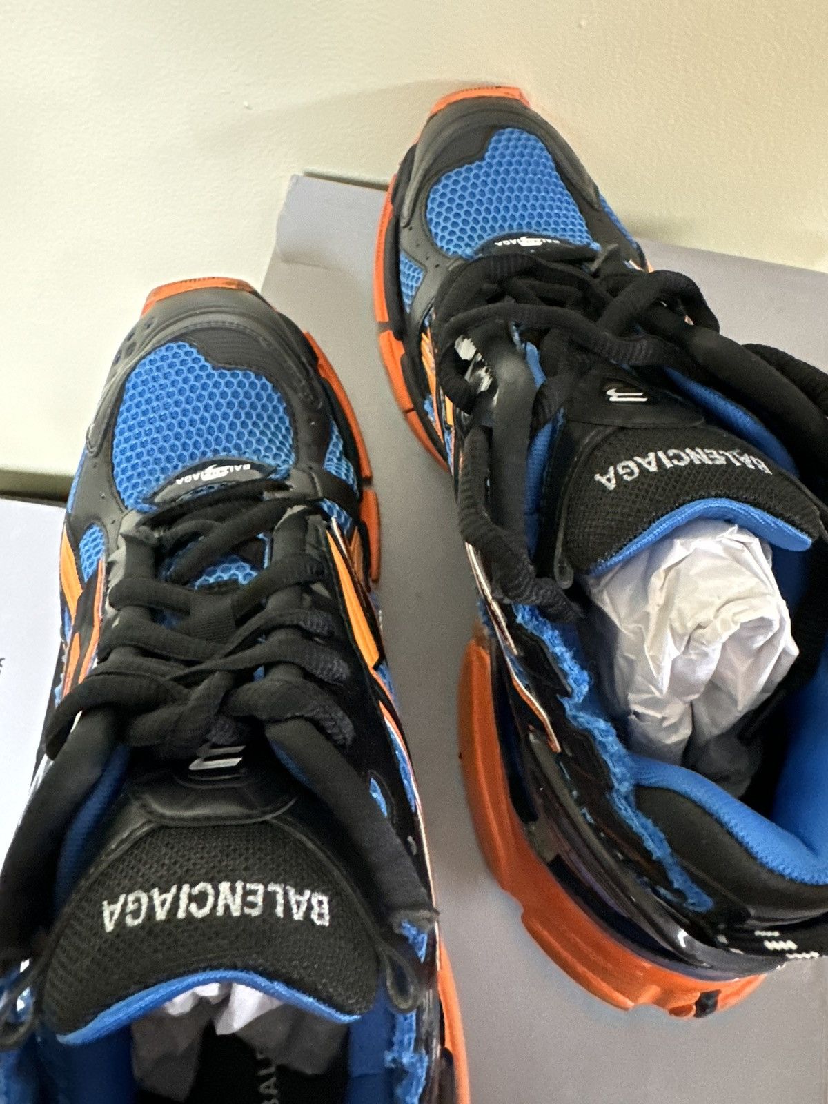 Balenciaga Balenciaga multicolor blue runner 47 Size US 14 / EU 47 - 7 Thumbnail