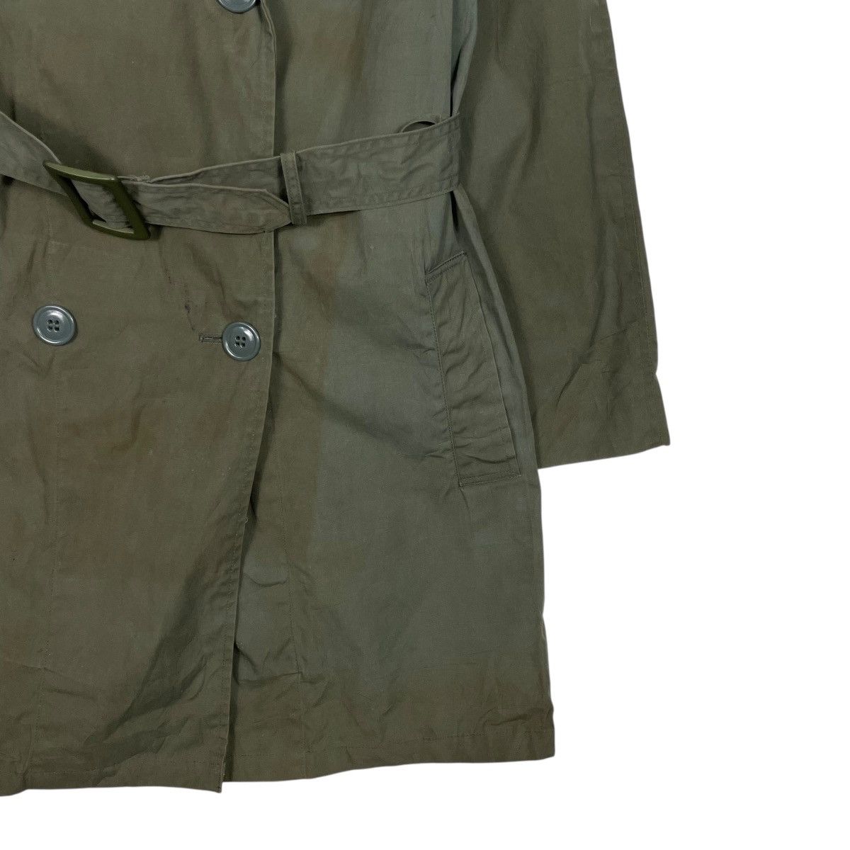 Vintage Vintage Brownwood Mfg US Military Double Breasted Trenchcoat Size L / US 10 / IT 46 - 5 Thumbnail
