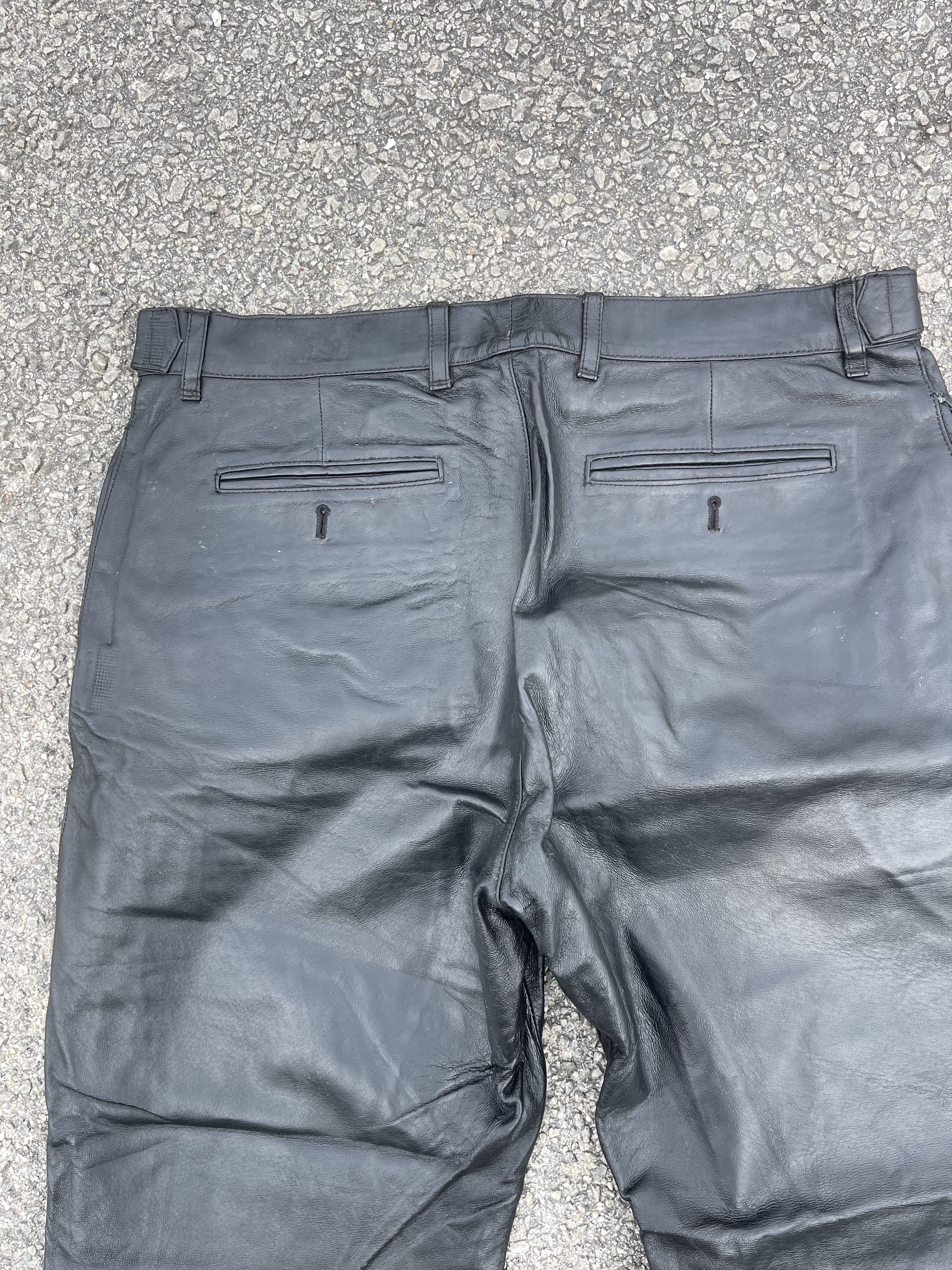 If Six Was Nine Allen Jolly Leather Trouser Size US 36 / EU 52 - 16 Thumbnail
