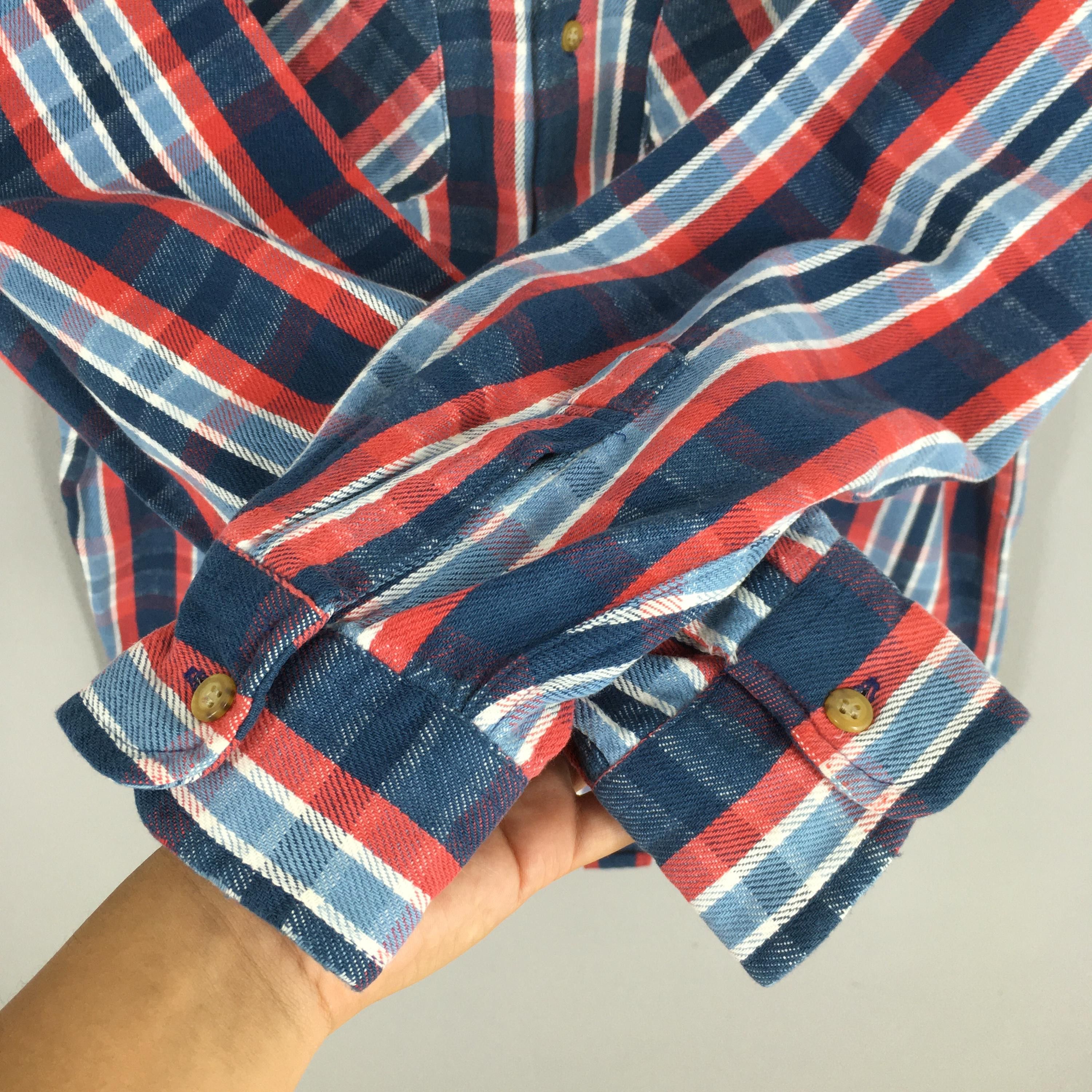 Vintage 90s Wrangler Checkered Multicolor Shirt Large