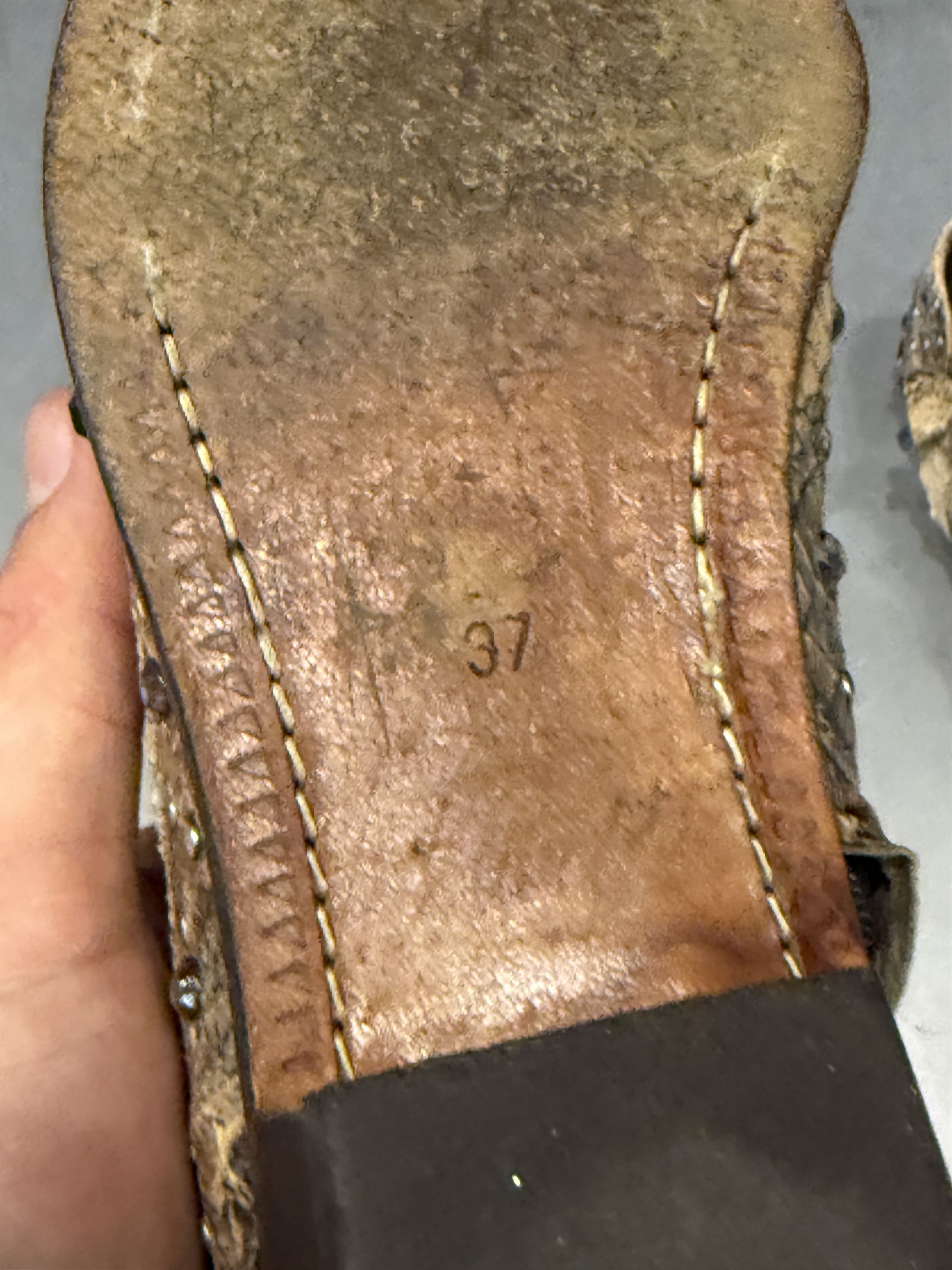 Jimmy Choo Jimmy Choo for H&M exotic python leather studded boots Size US 7 / IT 37 - 7 Thumbnail