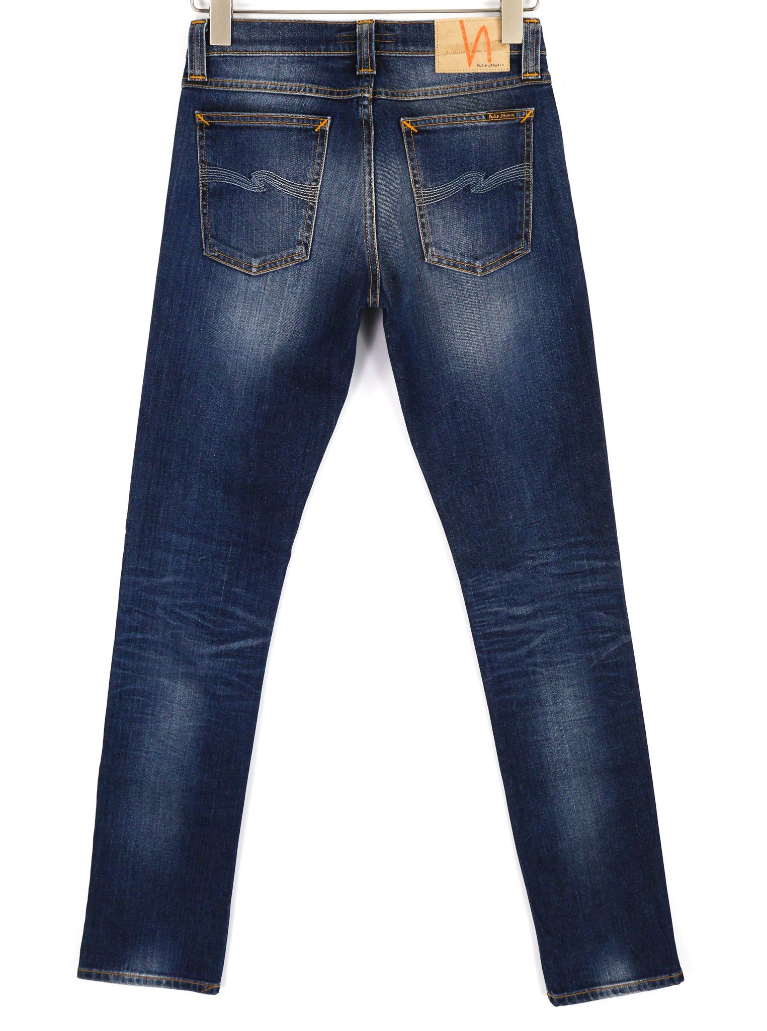 Nudie Jeans TUBE KELLY W28/L34 Organic Dark Indigo Slim 82662 Size US 28 / EU 44 - 2 Thumbnail