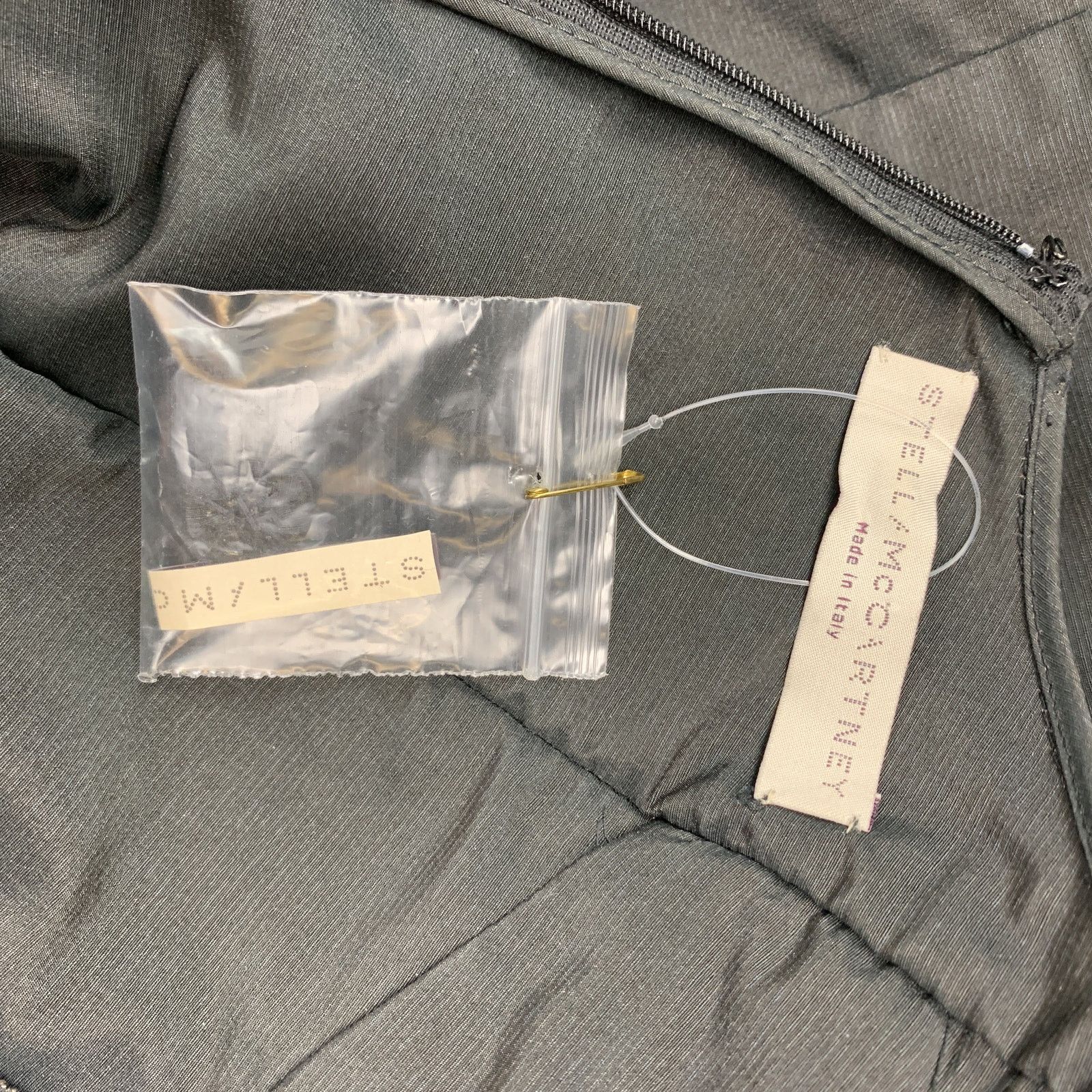Stella McCartney Size 6 Black Taffeta Inside Out Balloon Sleeve Cocktail Size M / US 6-8 / IT 42-44 - 11 Thumbnail