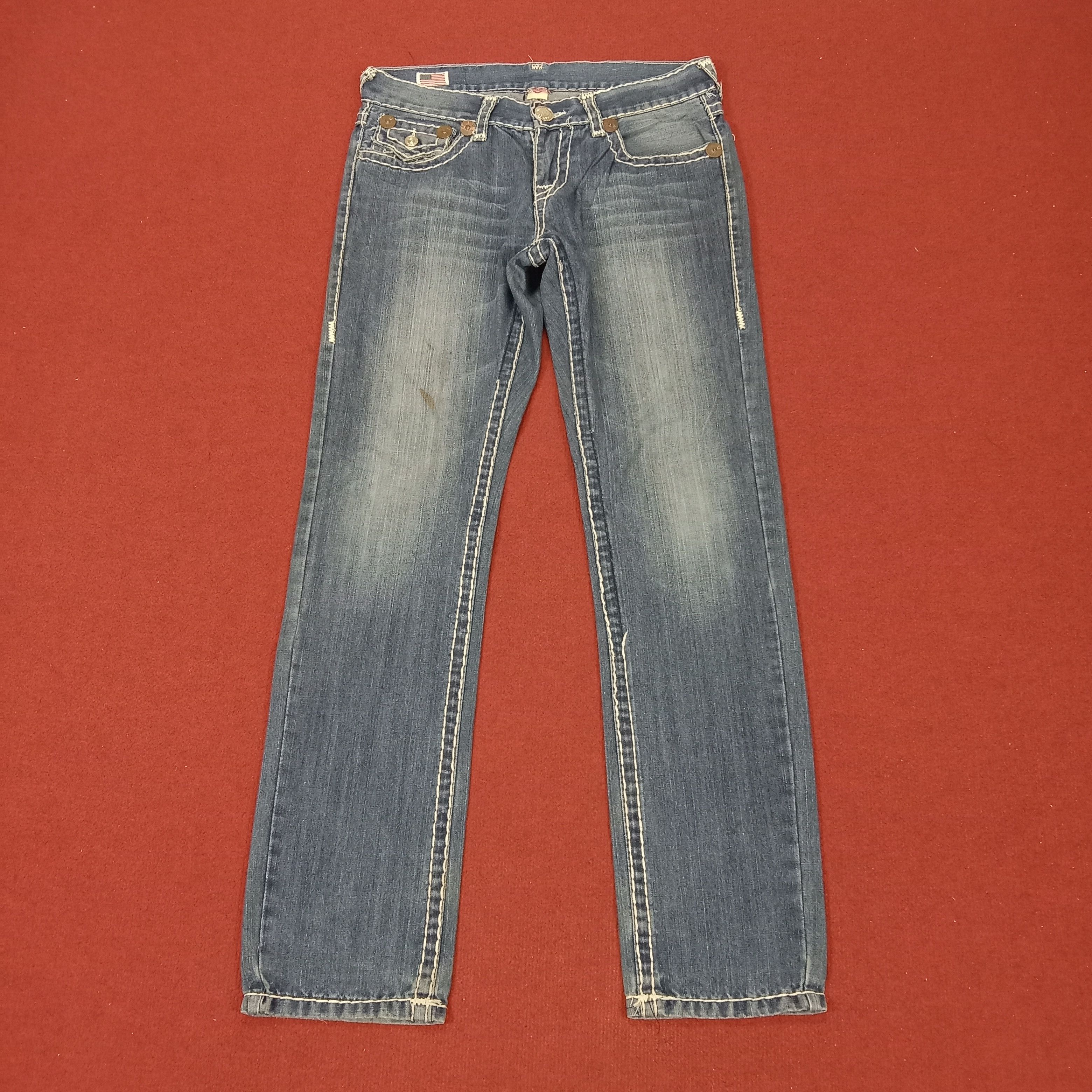 Vintage True Religion Jeans Streetwear Fashion Style Size US 34 / EU 50 - 4 Thumbnail