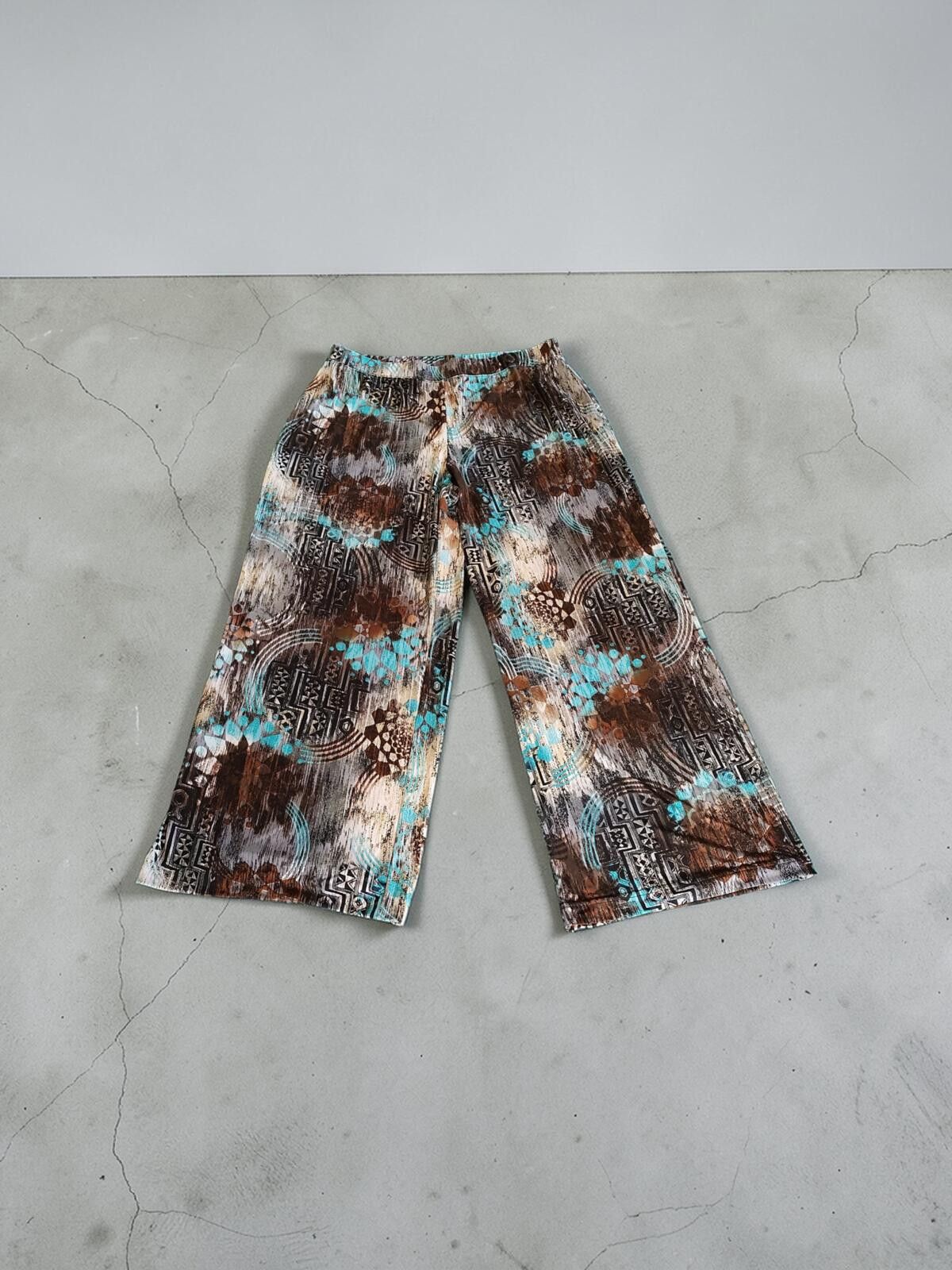 Other N Touch XL Wide Leg Pants with Abstract Print Size 40" / US 18 - 3 Thumbnail