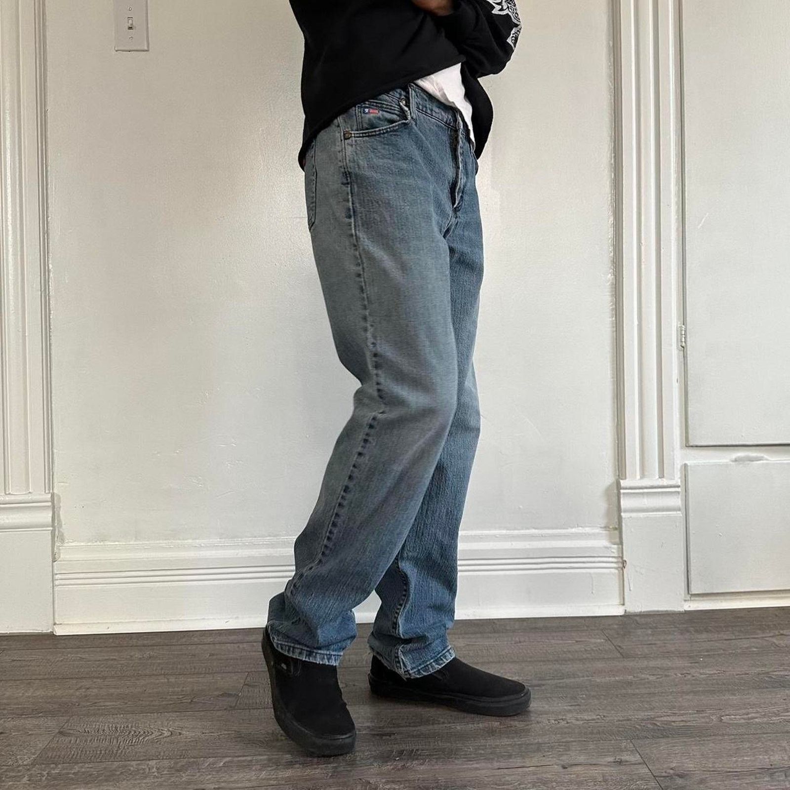 Vintage × Wrangler Vintage Basic Wrangler 20x Worn Denim Blue Jean Pants Size US 30 / EU 46 - 3 Thumbnail