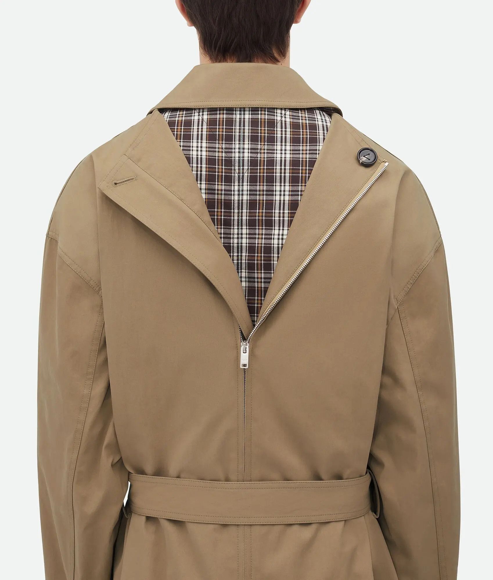 Bottega Veneta o1lf3ng10825 Light Cotton Twill Trench Coat in Desert Taupe Size US S / EU 44-46 / 1 - 2 Thumbnail
