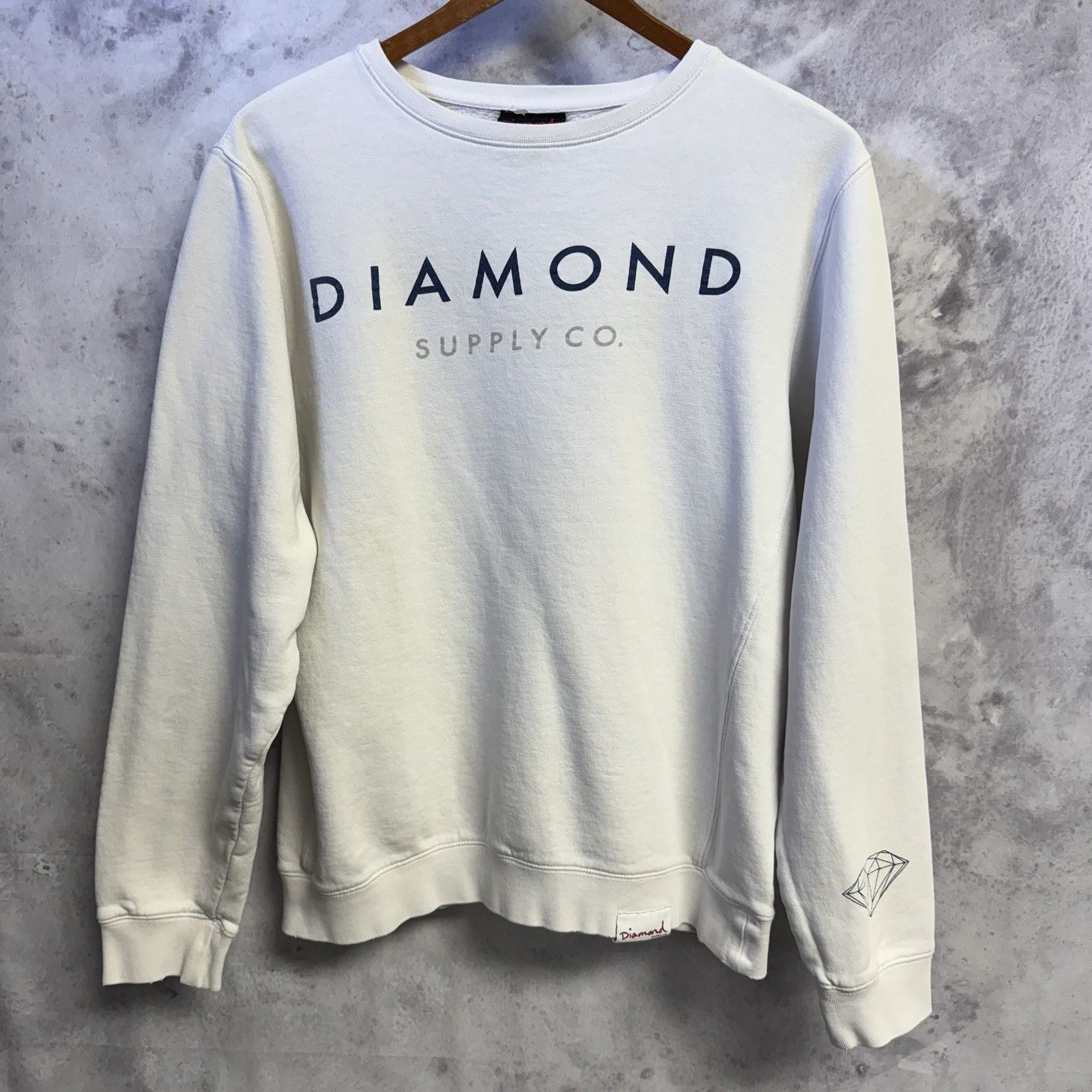 Diamond Supply Co. Vintage Diamond Supply Co Sweatshirt Mens Small 21.5x23.5 Size US S / EU 44-46 / 1 - 2 Thumbnail