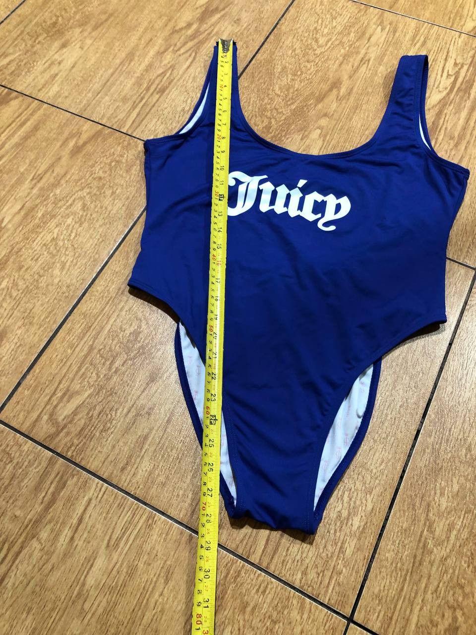 Juicy Couture Juicy Couture Blue Big Y2K Logo Swimsuit Size XL Size ONE SIZE - 13 Thumbnail