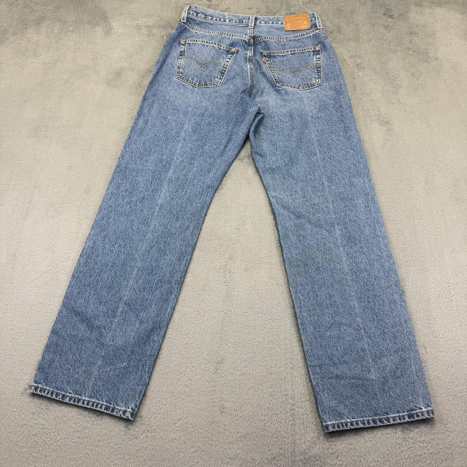 Carhartt Levi's 501 90s Jeans Womens W29 L32 Blue Denim Size US 29 - 2 Thumbnail