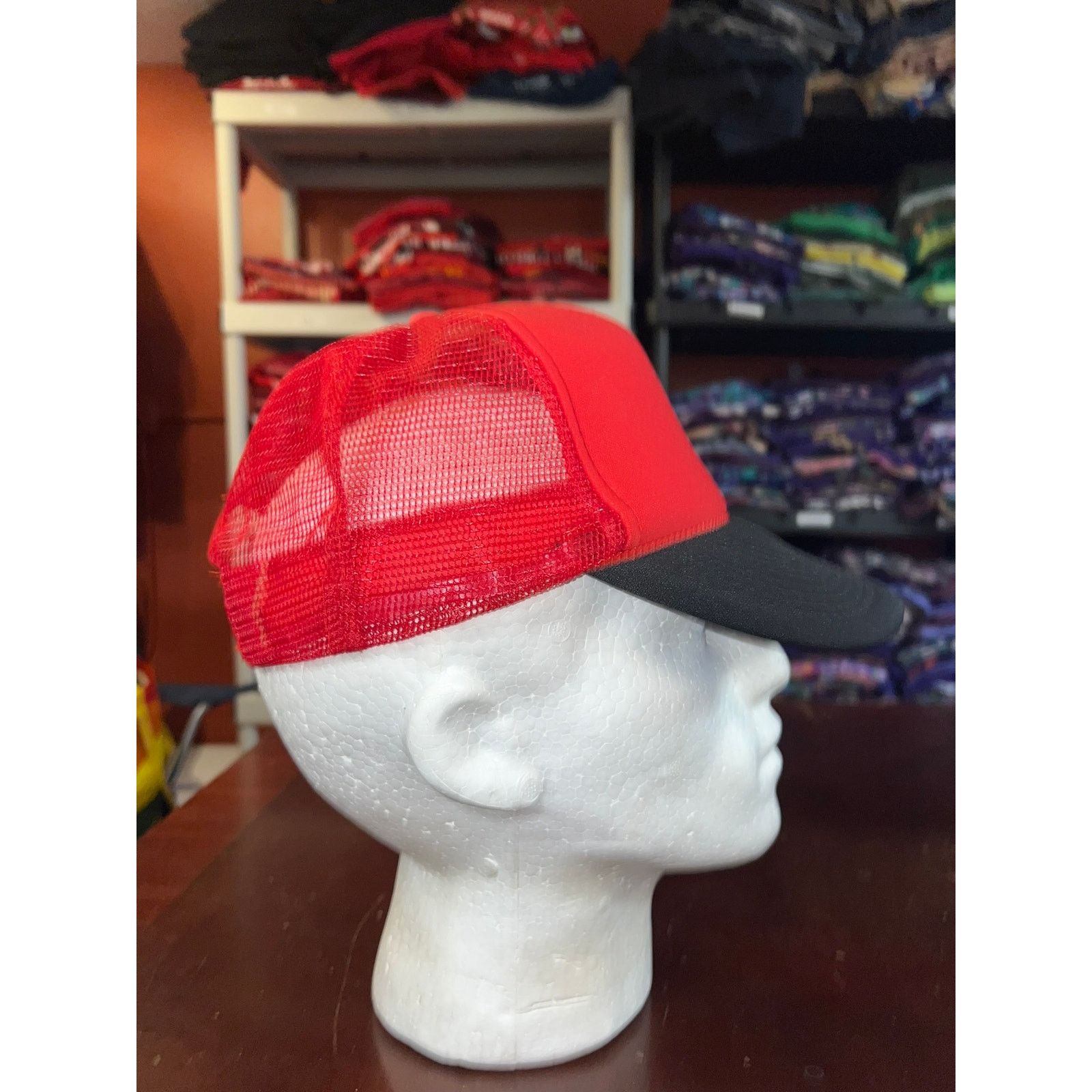 Vans Vans Hat Off The Wall Red Black Snapback Cap Headwear Size ONE SIZE - 5 Thumbnail