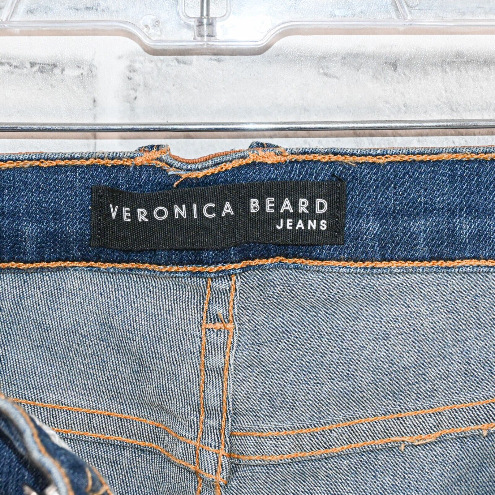 Veronica Beard Veronica Beard Kate Skinny High Rise Jeans Metallic waist Size 28" / US 6 / IT 42 - 3 Thumbnail
