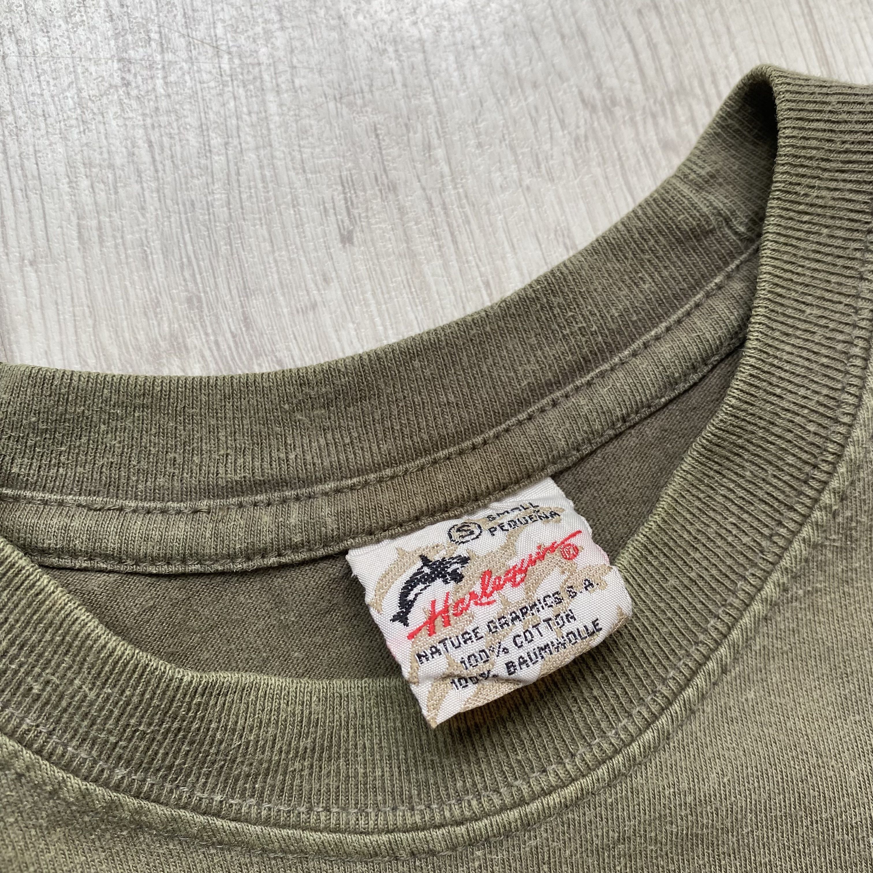 Hanes 🐴 Vintage 90s Animal Horse Faded tee mountain t-shirt Size US S / EU 44-46 / 1 - 6 Thumbnail