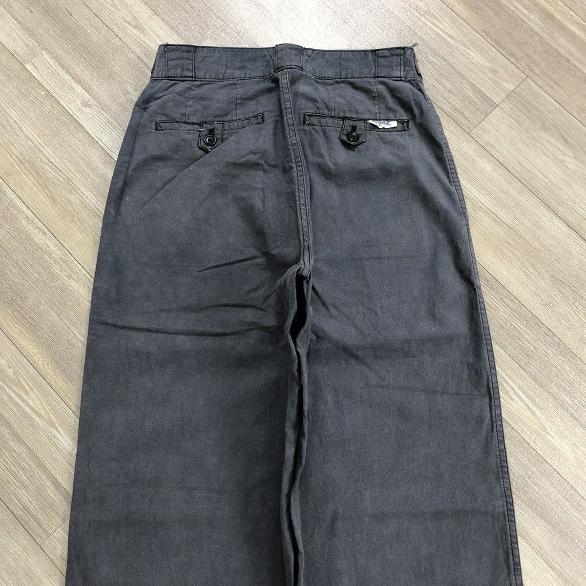 Comme des Garcons × Comme des Garcons Homme × Faded Glory 🇯🇵1980s Comme des Garcons Homme CDG Faded Trousers Work Pants Size US 26 / EU 42 - 22 Thumbnail